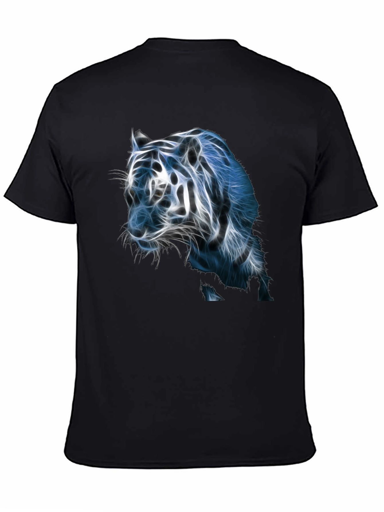 Neon Tiger Graphic Tee - Cool Animal Print Shirt