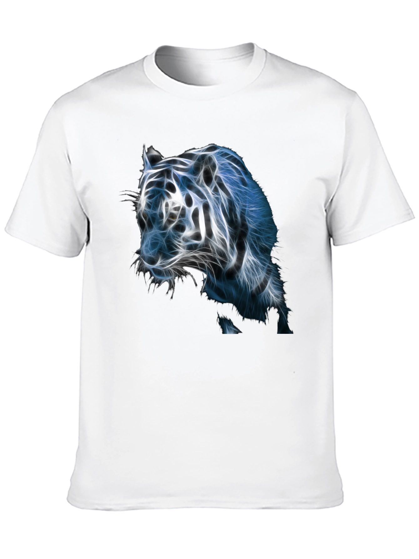 Neon Tiger Graphic Tee - Cool Animal Print Shirt
