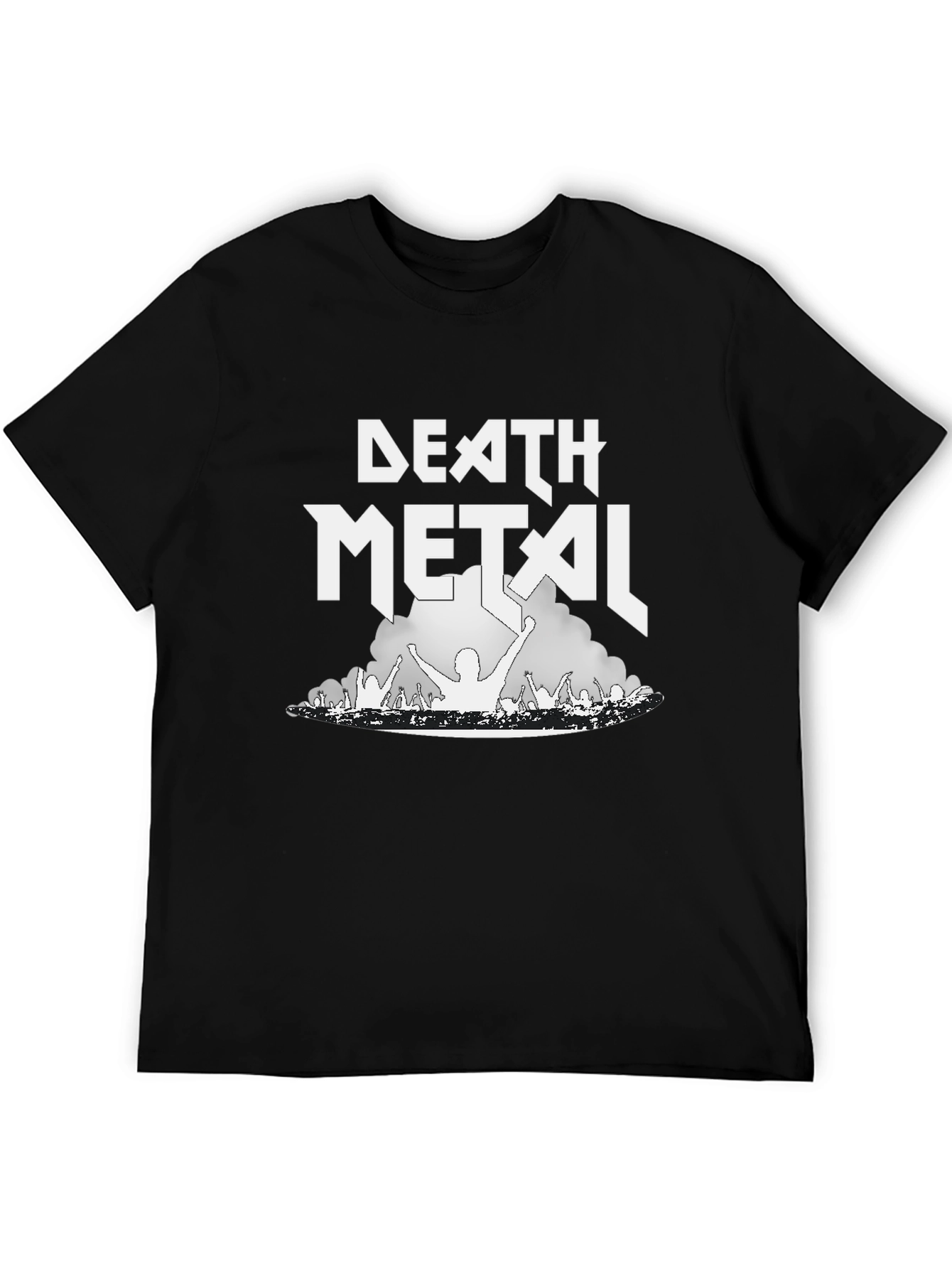 Death Metal Band Concert Graphic T-Shirt