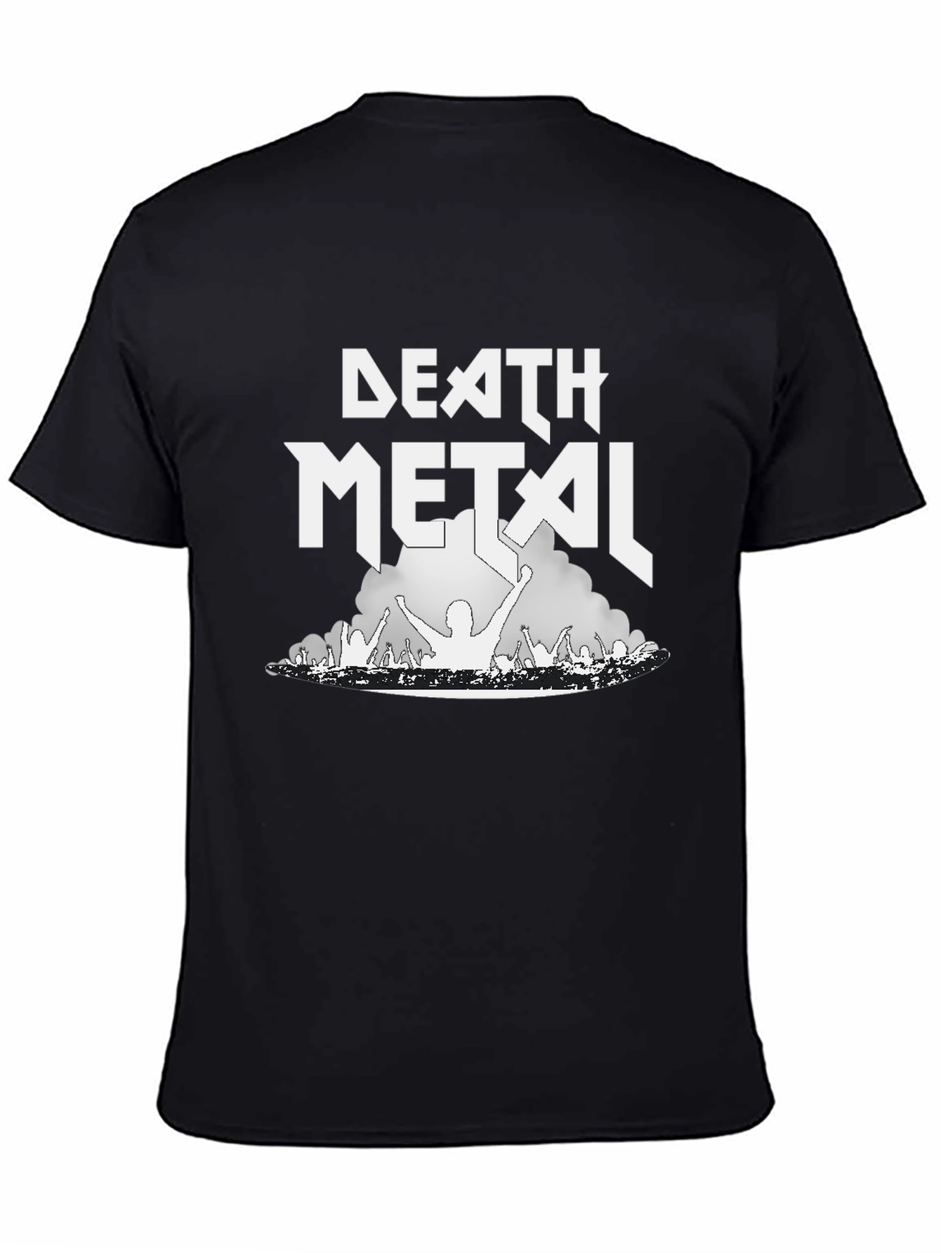 Death Metal Band Concert Graphic T-Shirt
