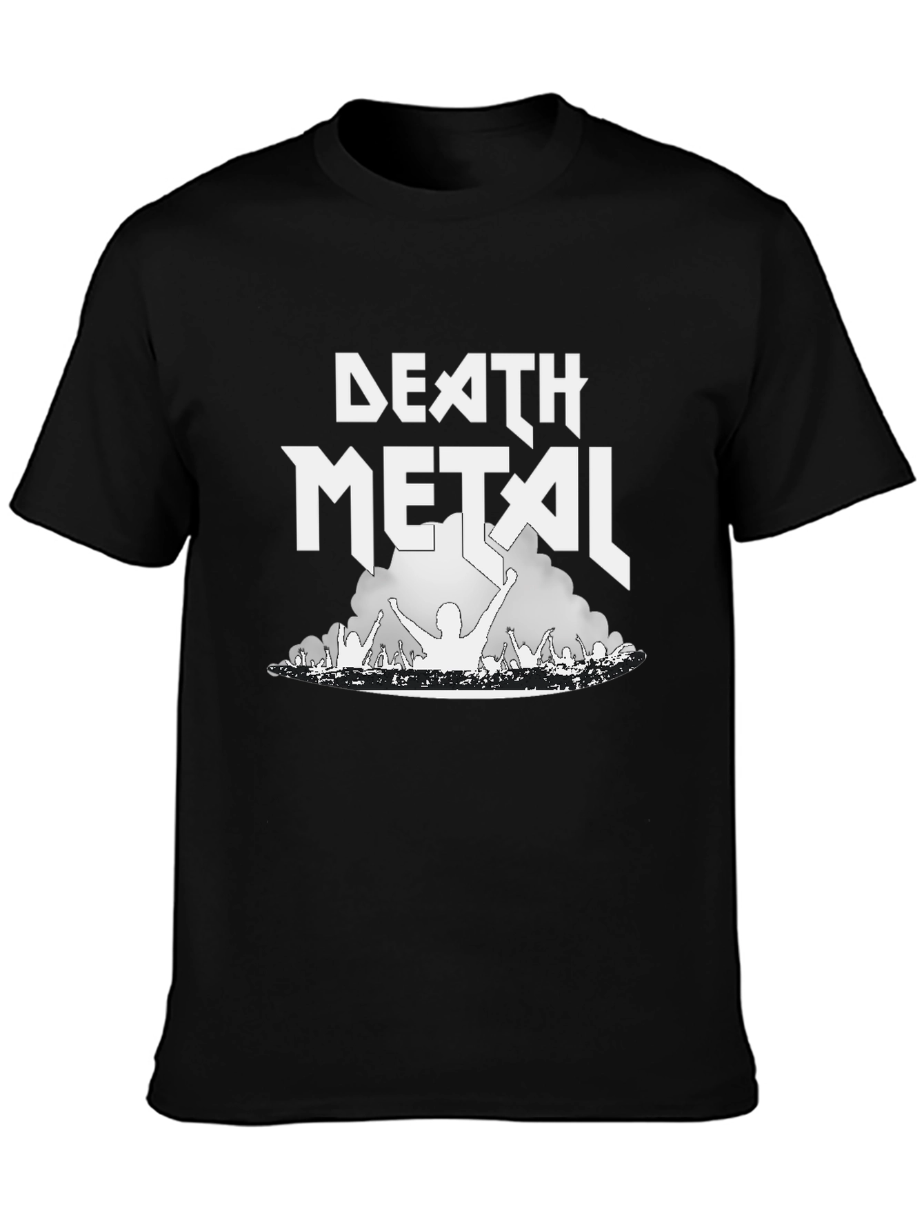 Death Metal Band Concert Graphic T-Shirt