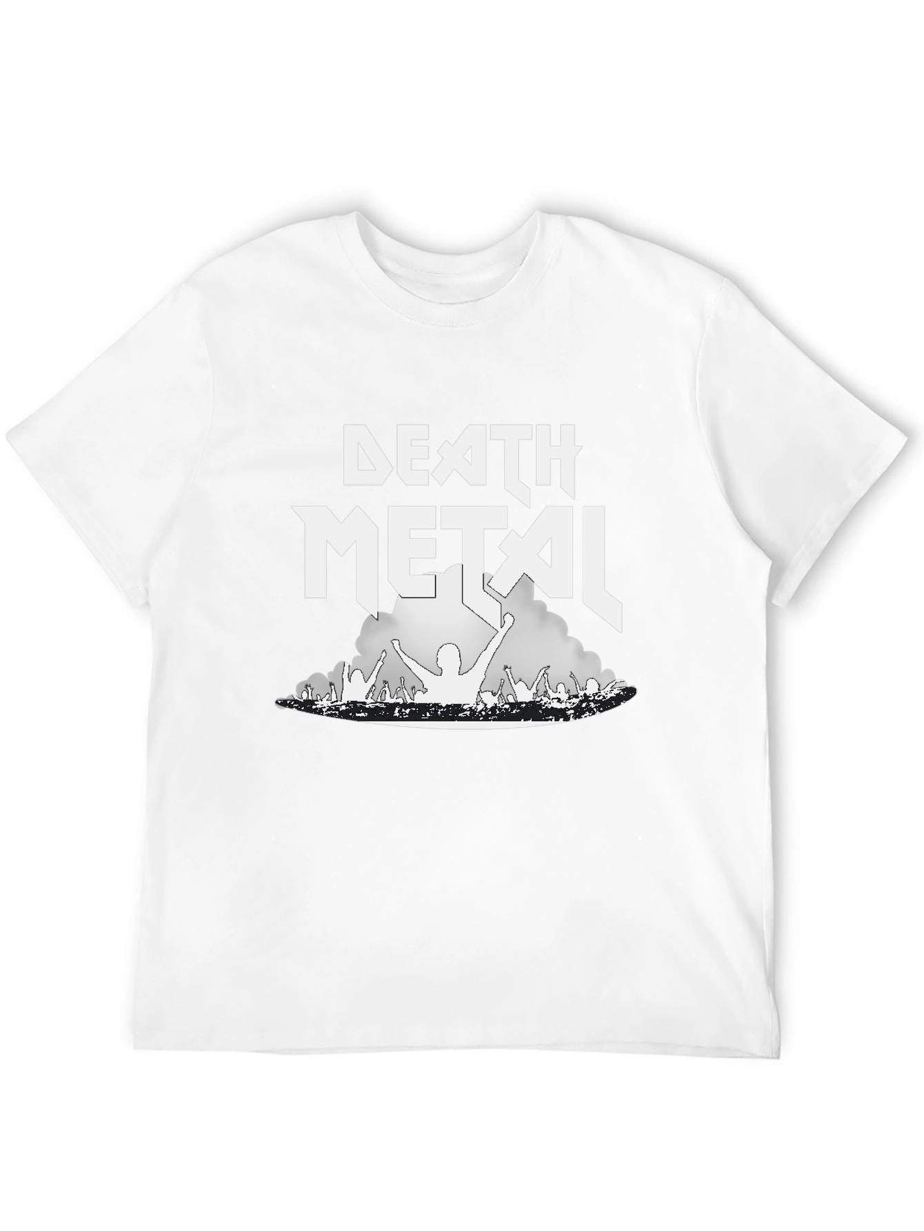 Death Metal Band Concert Graphic T-Shirt