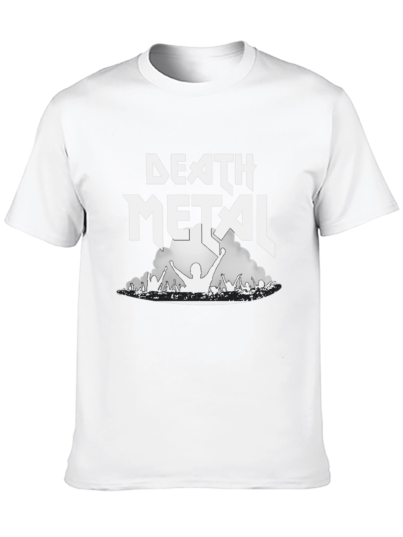 Death Metal Band Concert Graphic T-Shirt