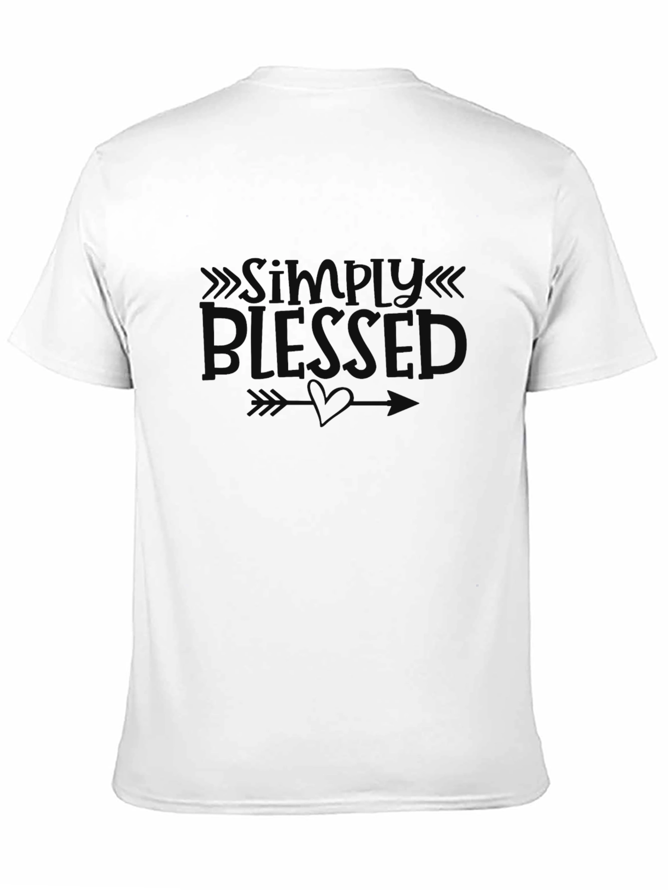 Simply Blessed Graphic T-Shirt - Black