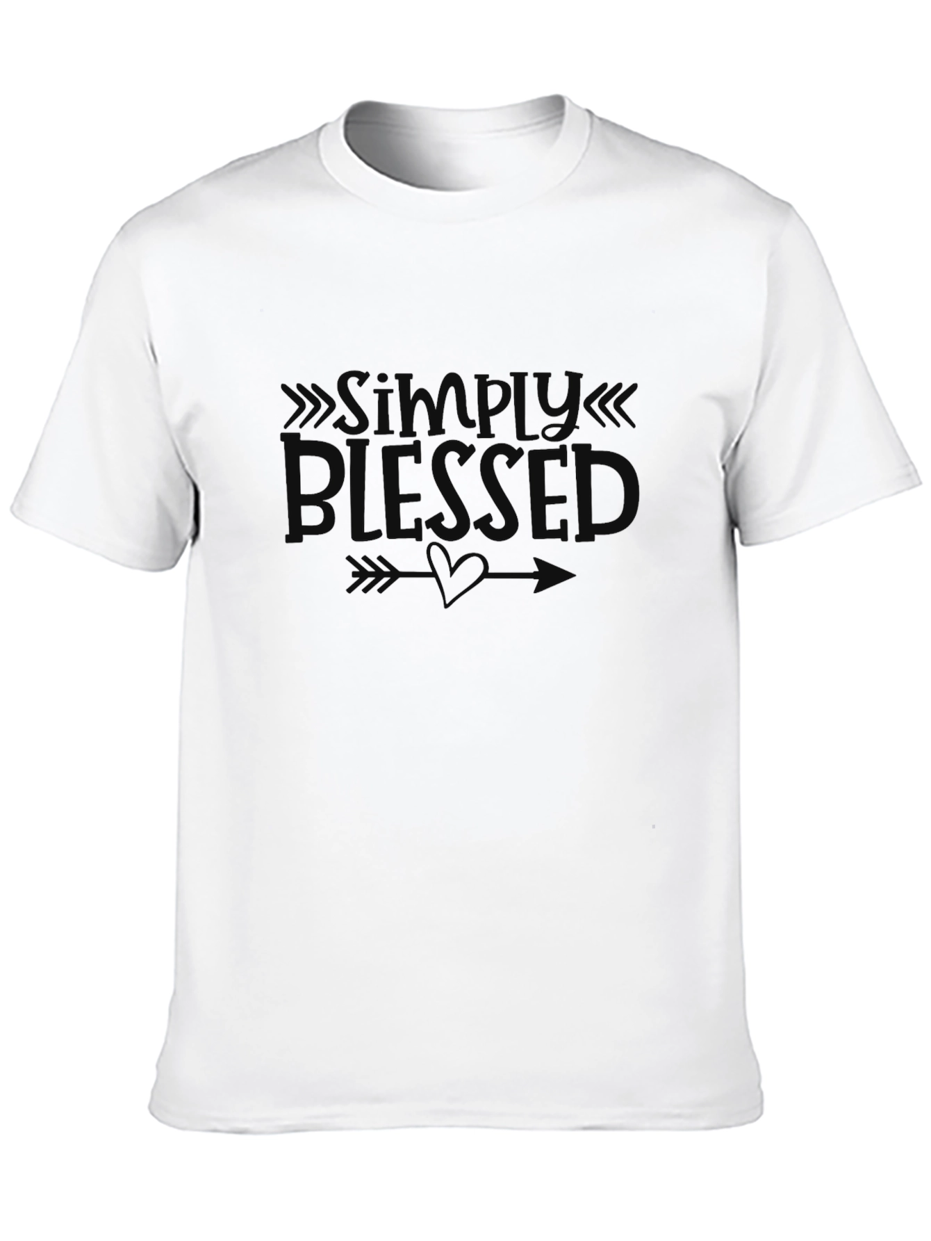 Simply Blessed Graphic T-Shirt - Black