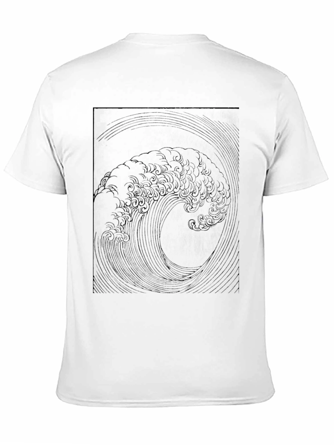 Black Wave Graphic Tee - Stylish Menswear