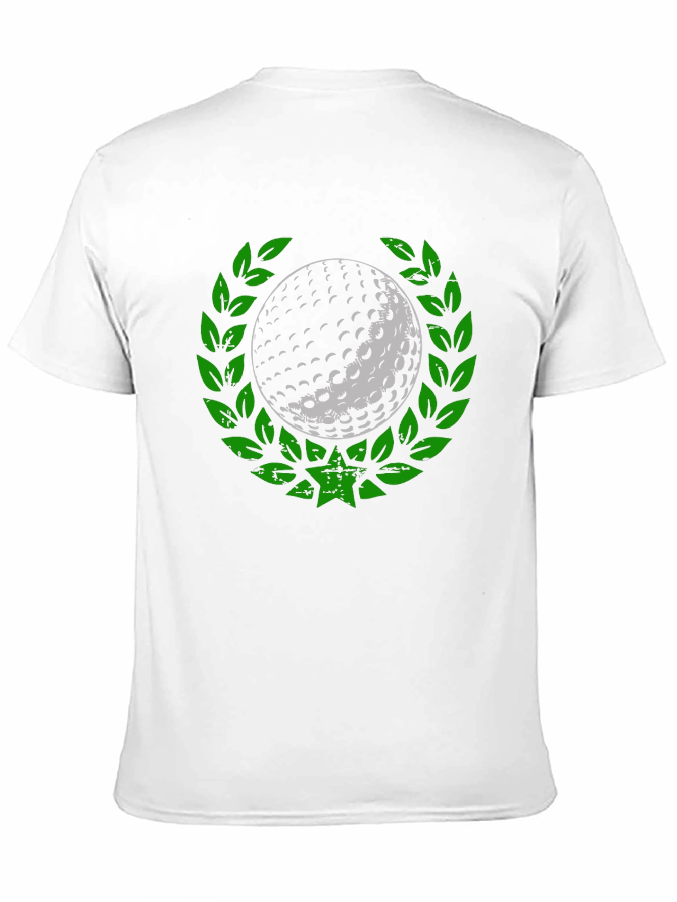 Golf Ball Laurel Wreath Graphic T-Shirt