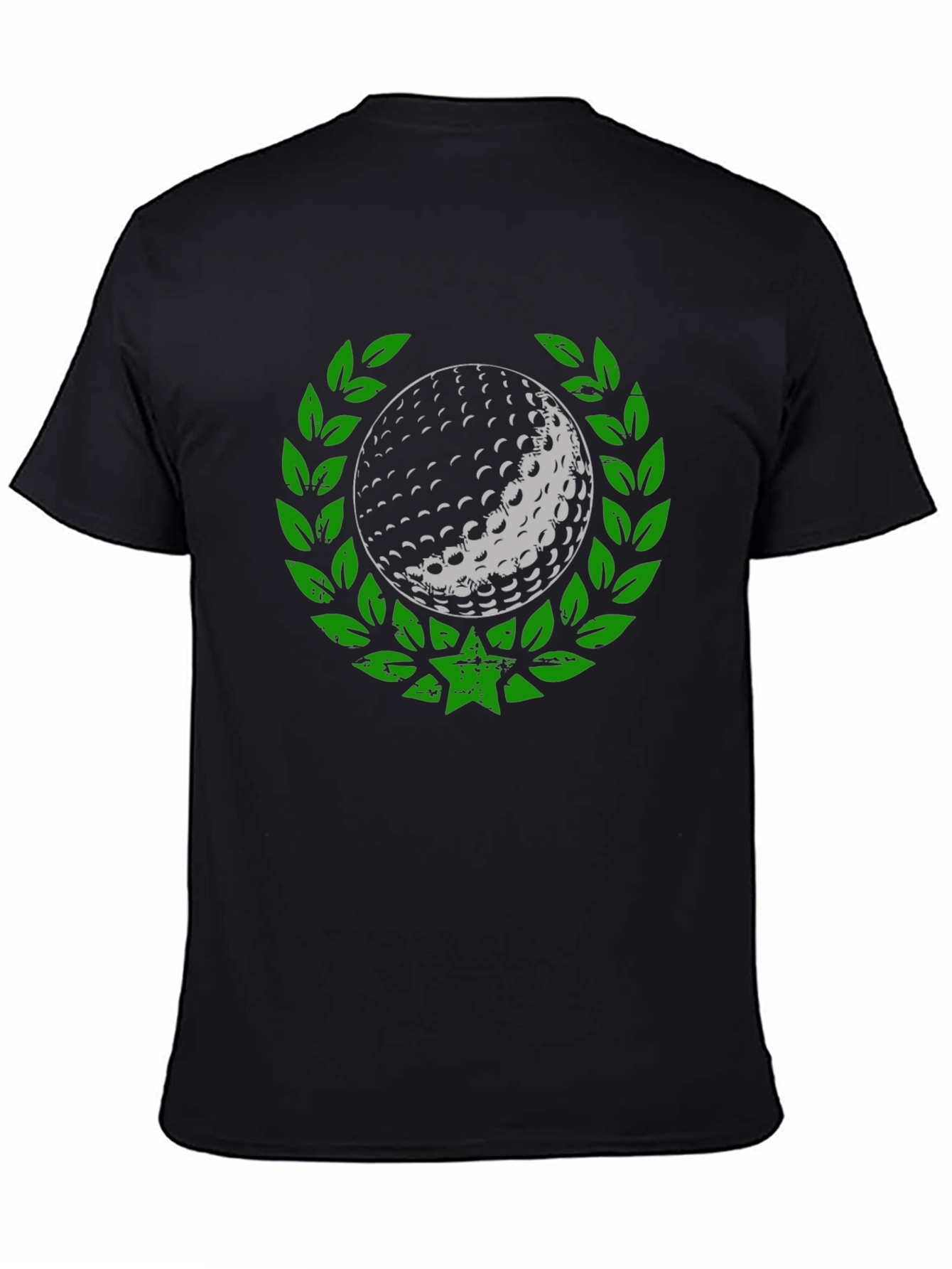 Golf Ball Laurel Wreath Graphic T-Shirt