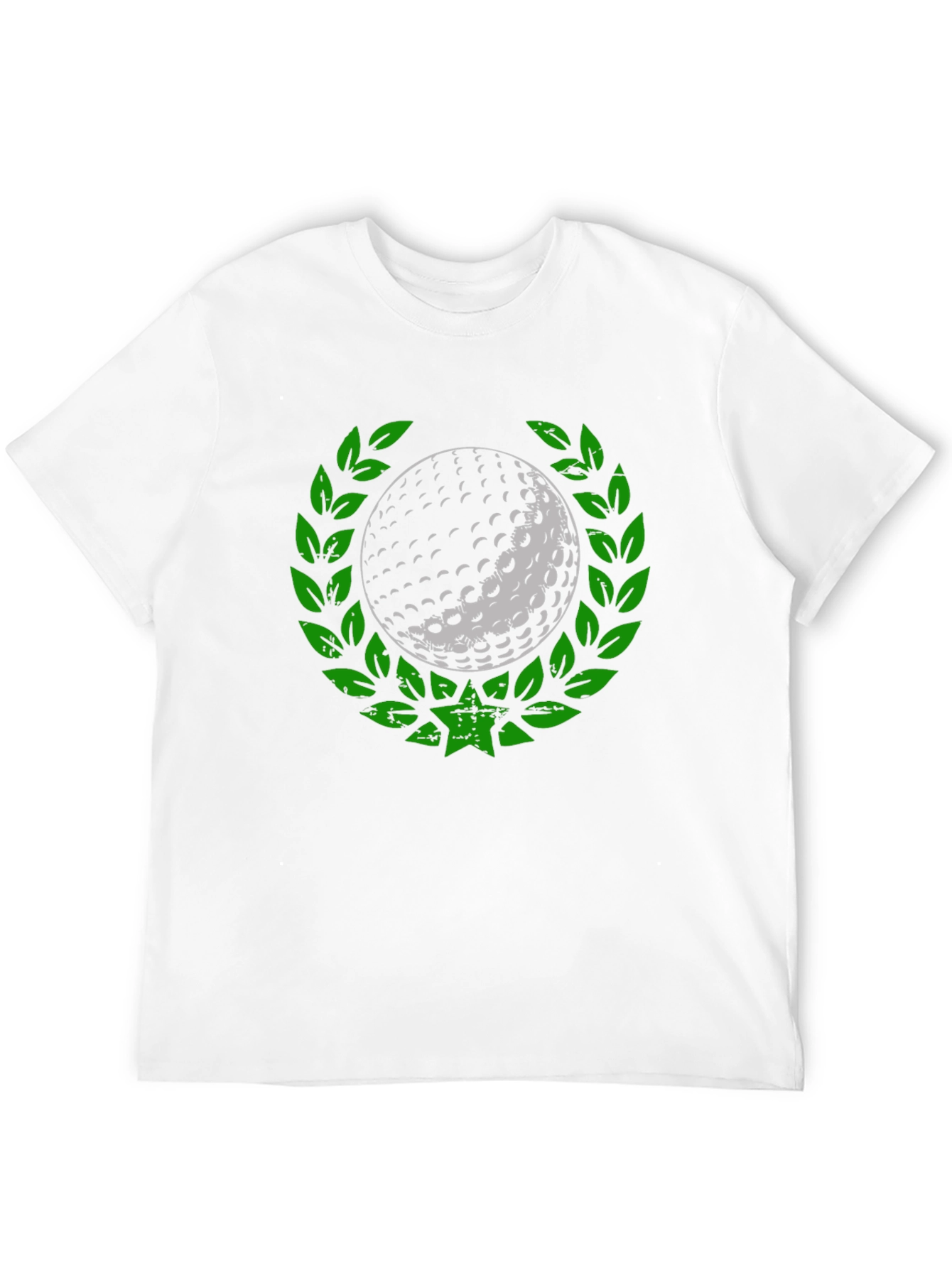 Golf Ball Laurel Wreath Graphic T-Shirt