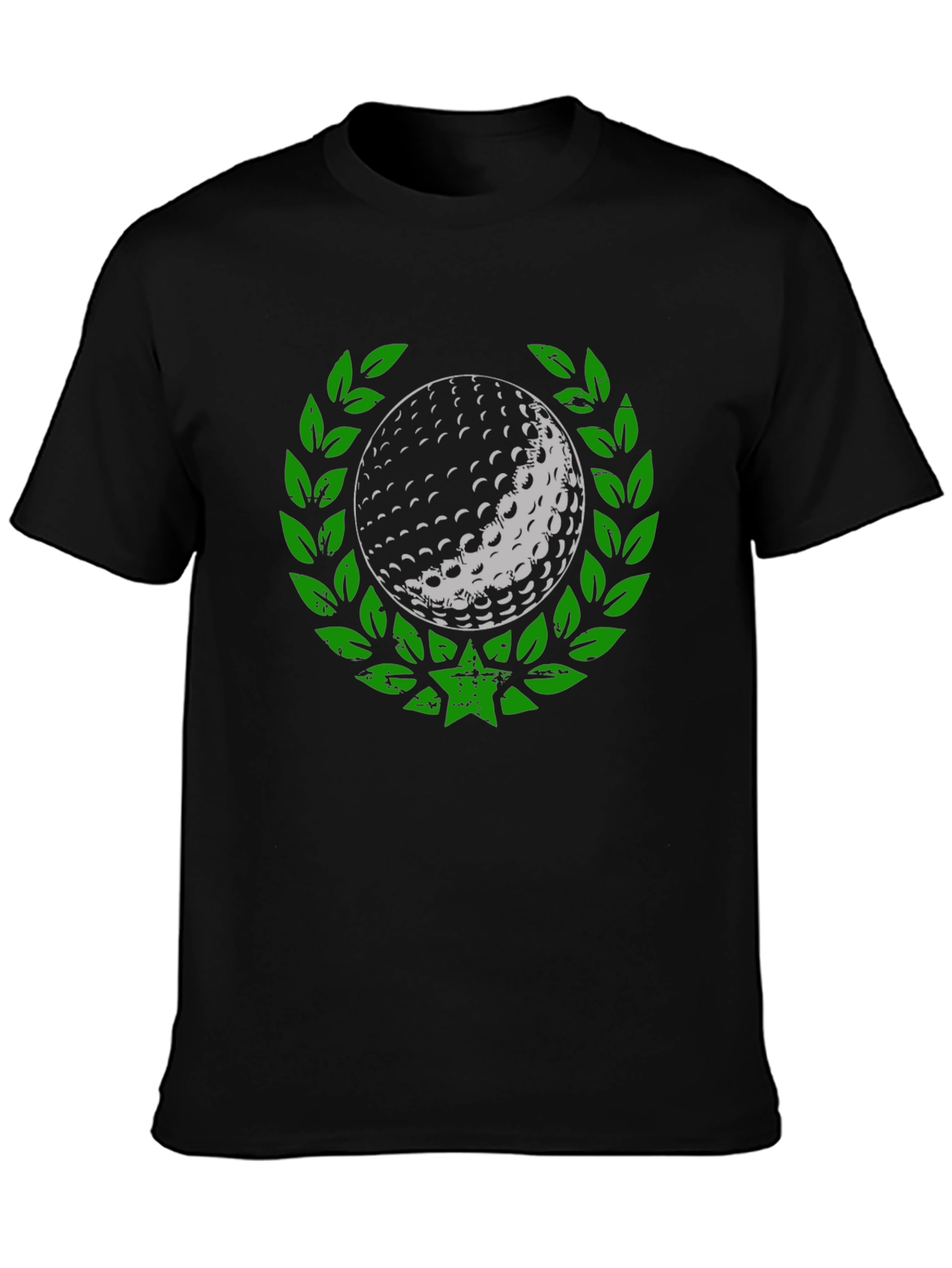 Golf Ball Laurel Wreath Graphic T-Shirt