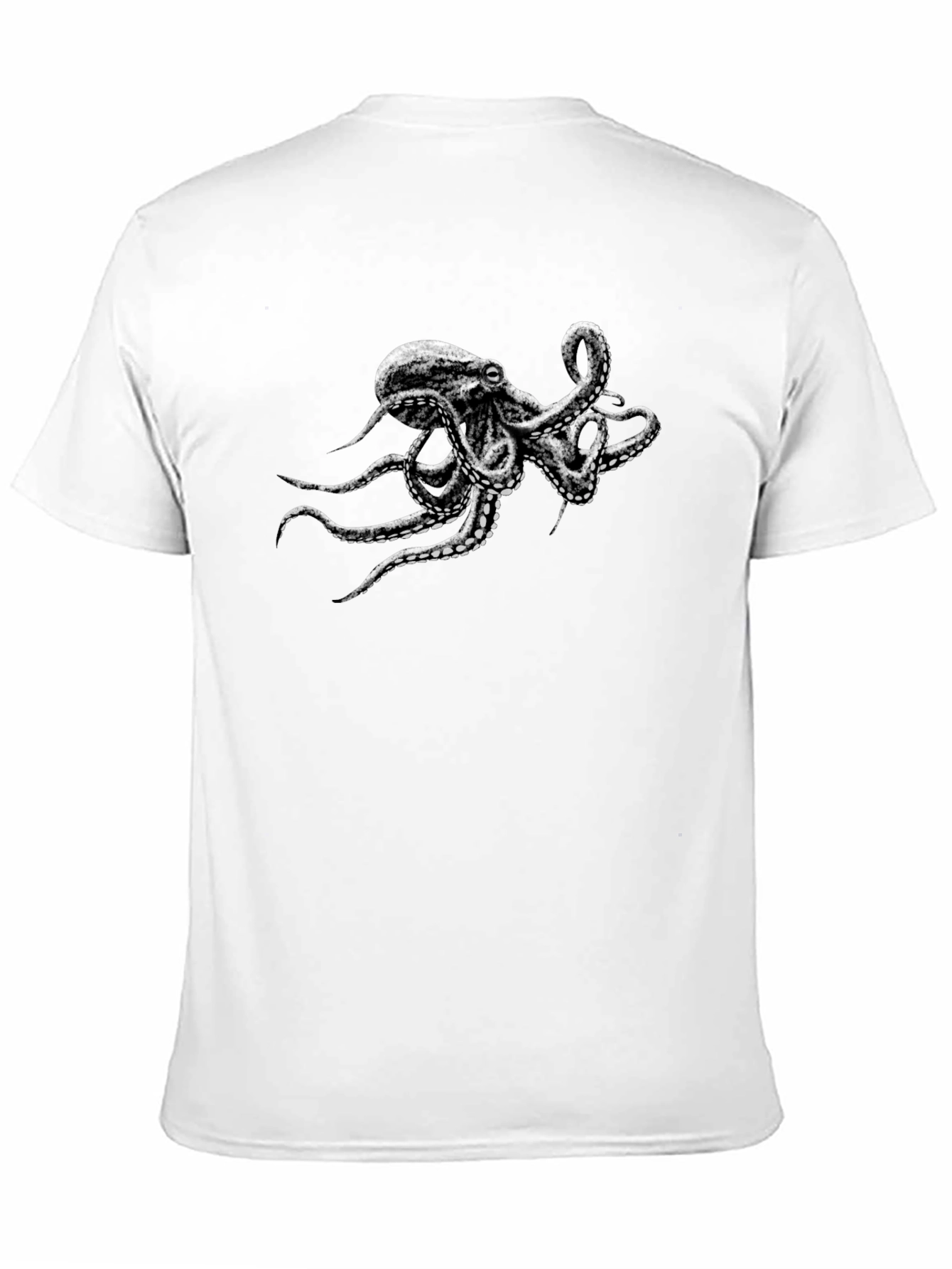 Octopus Graphic Black T-Shirt