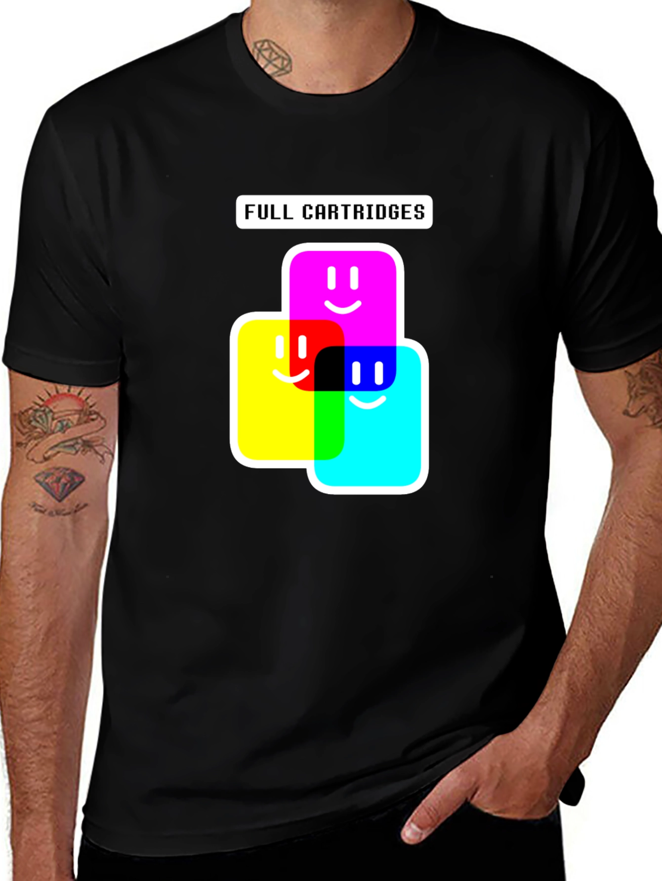 Full Cartridges Graphic T-Shirt