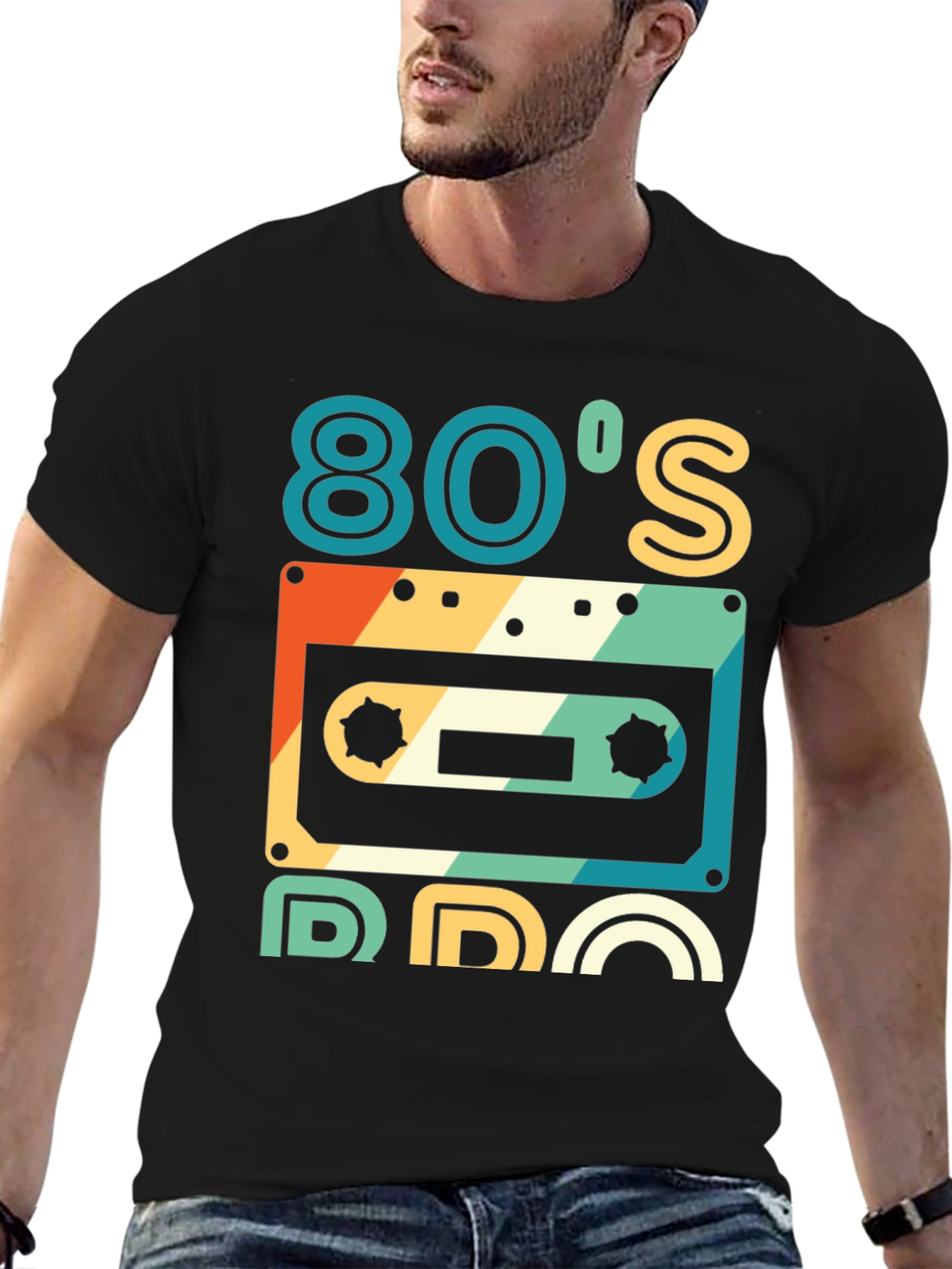 Retro 80s Cassette Tape Graphic Tee