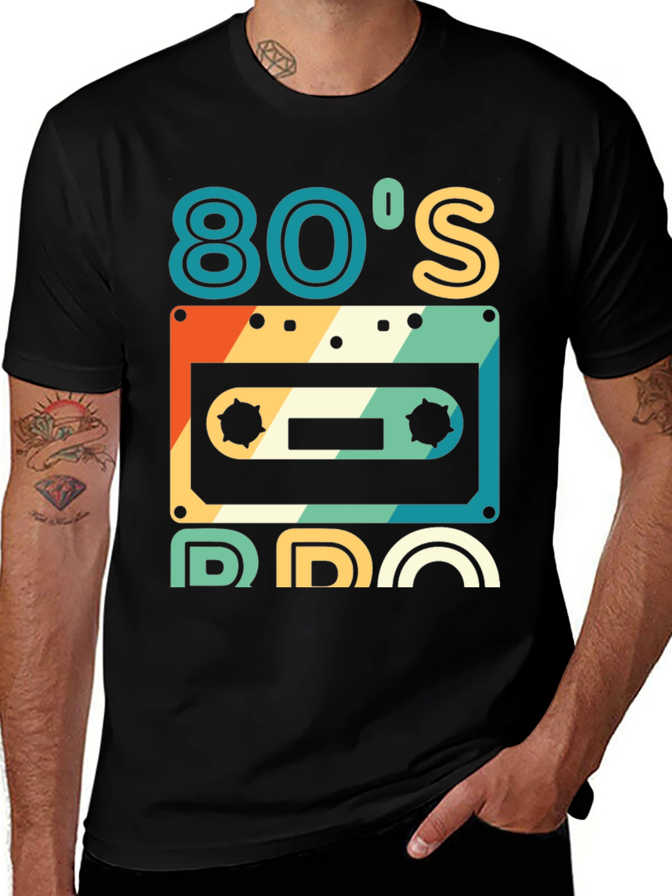 Retro 80s Cassette Tape Graphic Tee