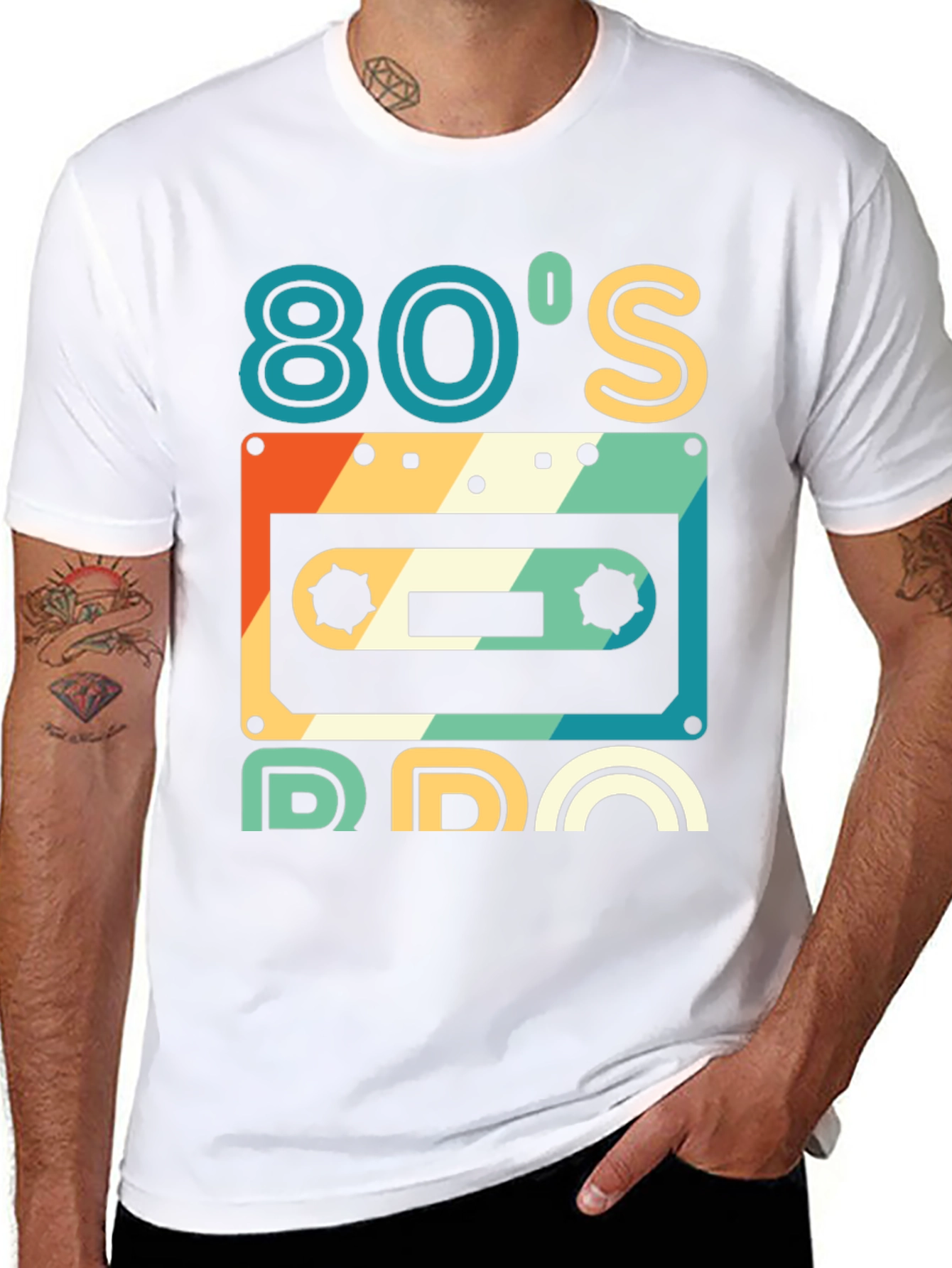 Retro 80s Cassette Tape Graphic Tee