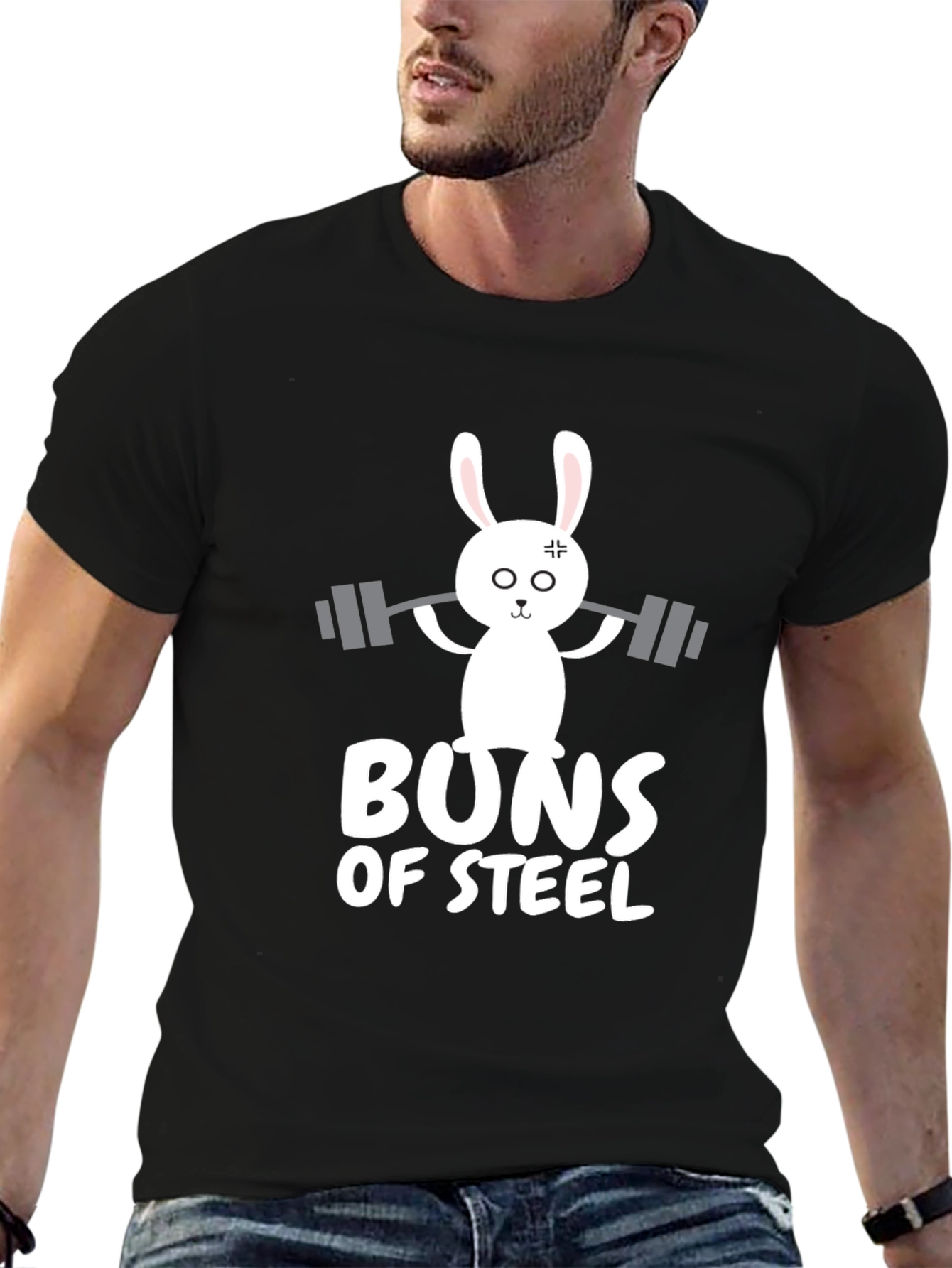 Buns of Steel Bunny Lifting T-Shirt