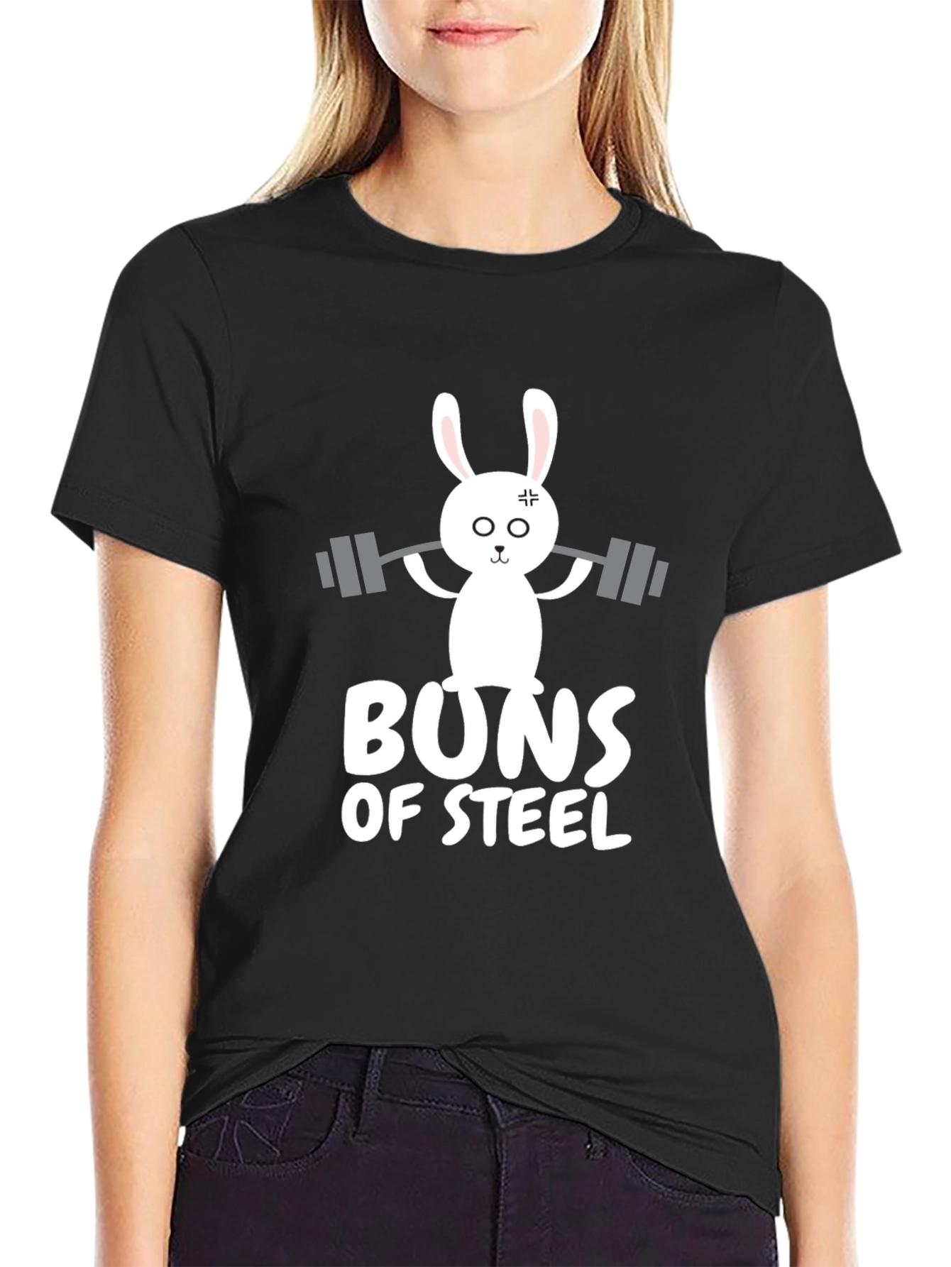 Buns of Steel Bunny Lifting T-Shirt