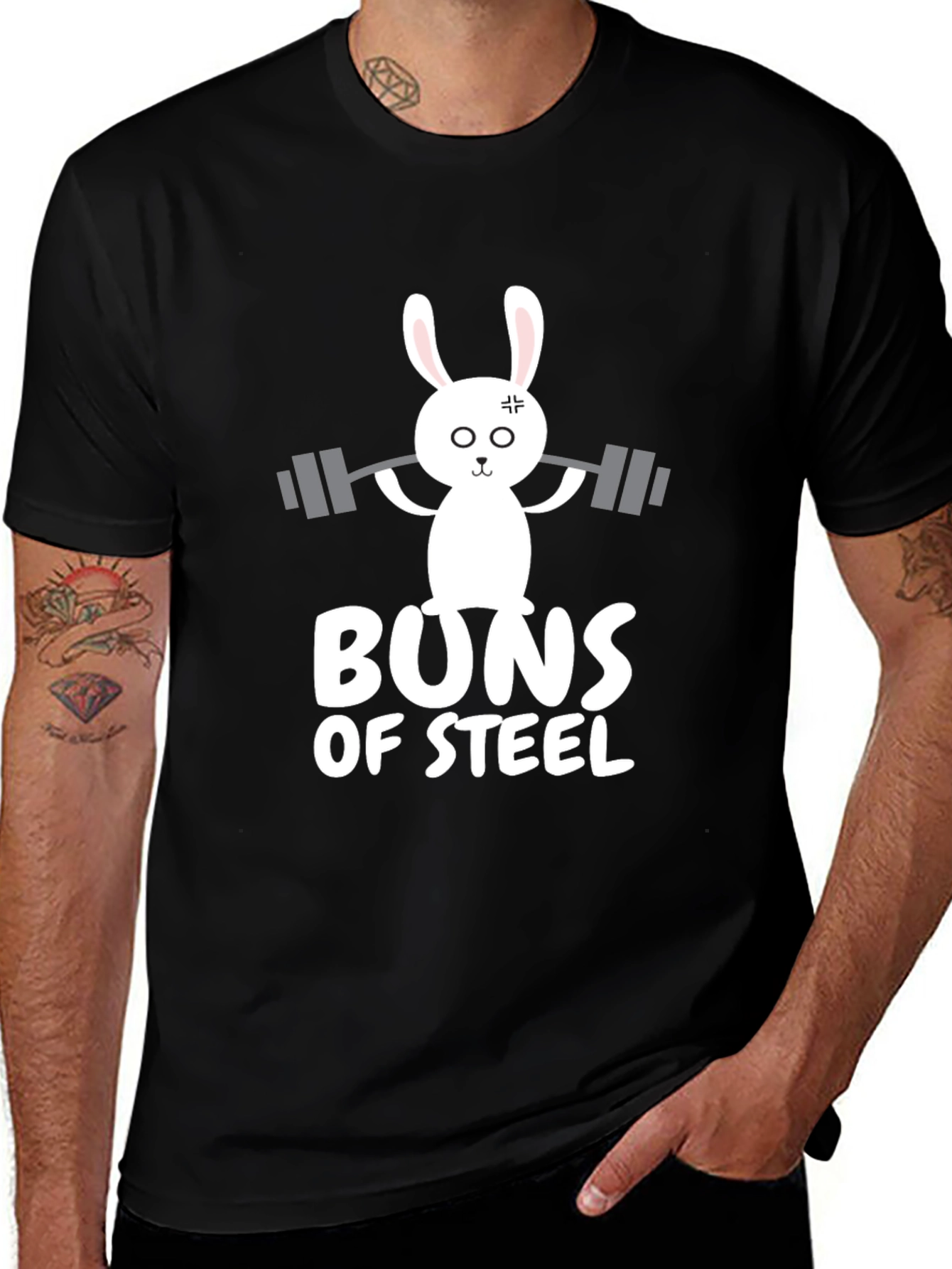 Buns of Steel Bunny Lifting T-Shirt