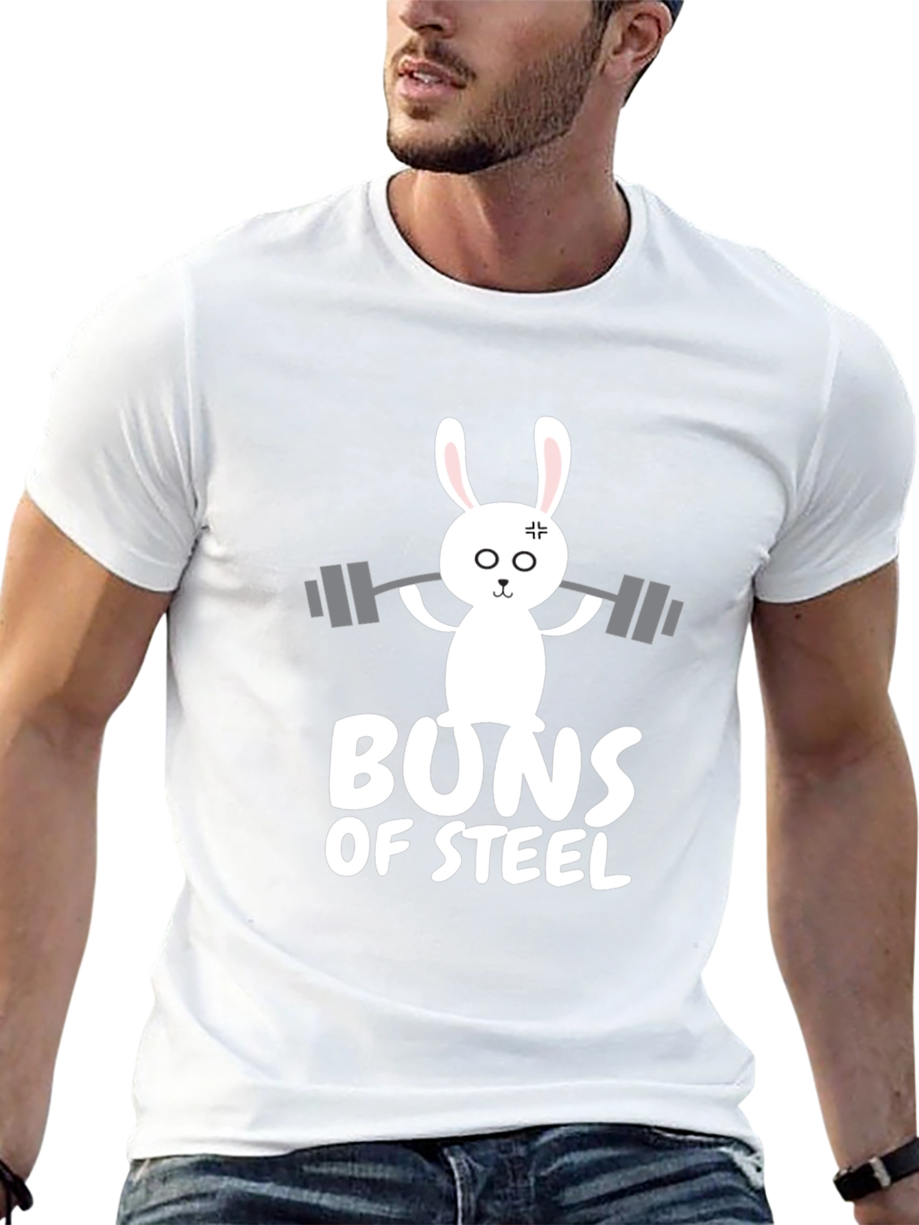 Buns of Steel Bunny Lifting T-Shirt
