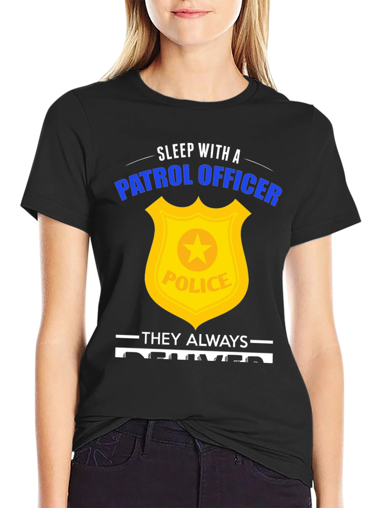 Sleep with a Patrol Officer Graphic Tee