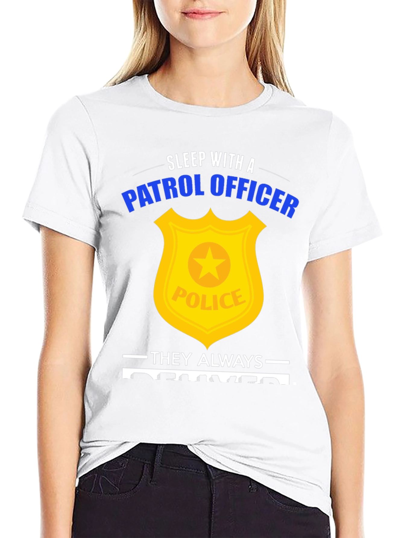 Sleep with a Patrol Officer Graphic Tee
