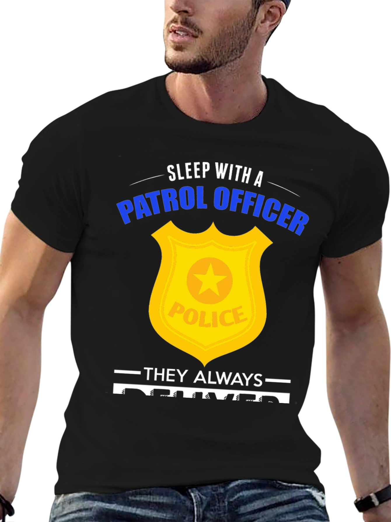 Sleep with a Patrol Officer Graphic Tee