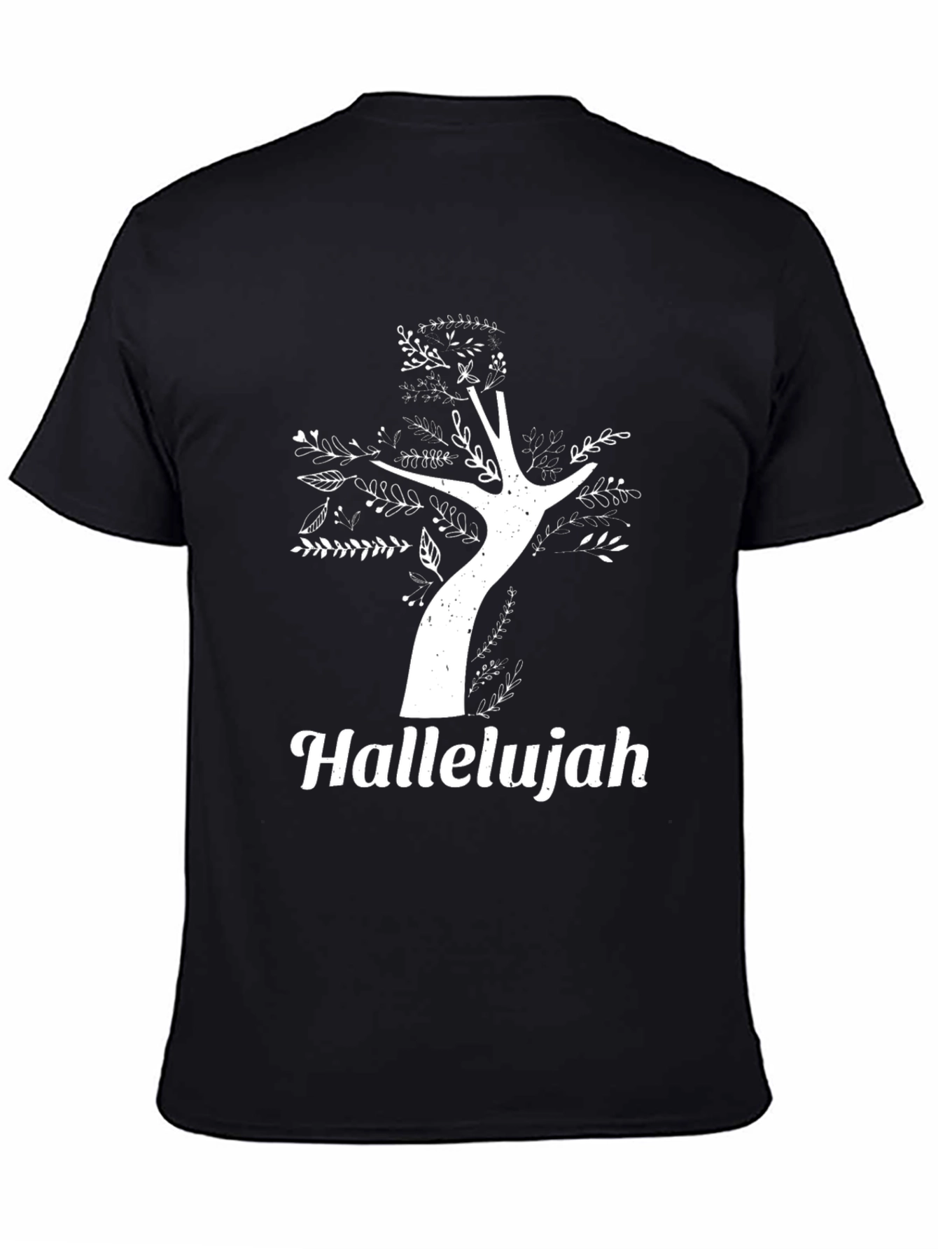 Hallelujah Tree Graphic Tee - Unisex Christian Apparel