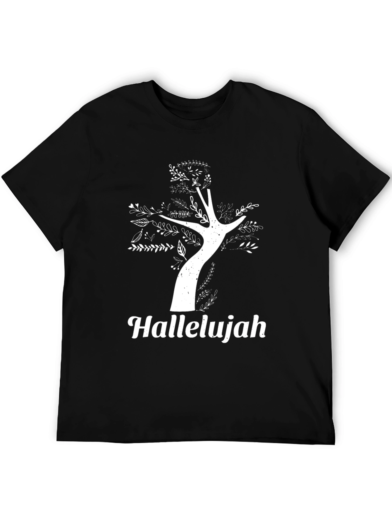 Hallelujah Tree Graphic Tee - Unisex Christian Apparel