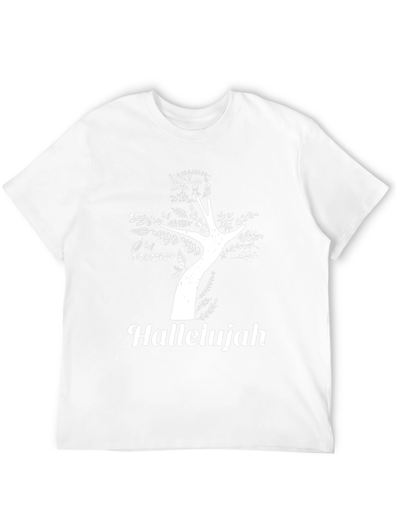 Hallelujah Tree Graphic Tee - Unisex Christian Apparel