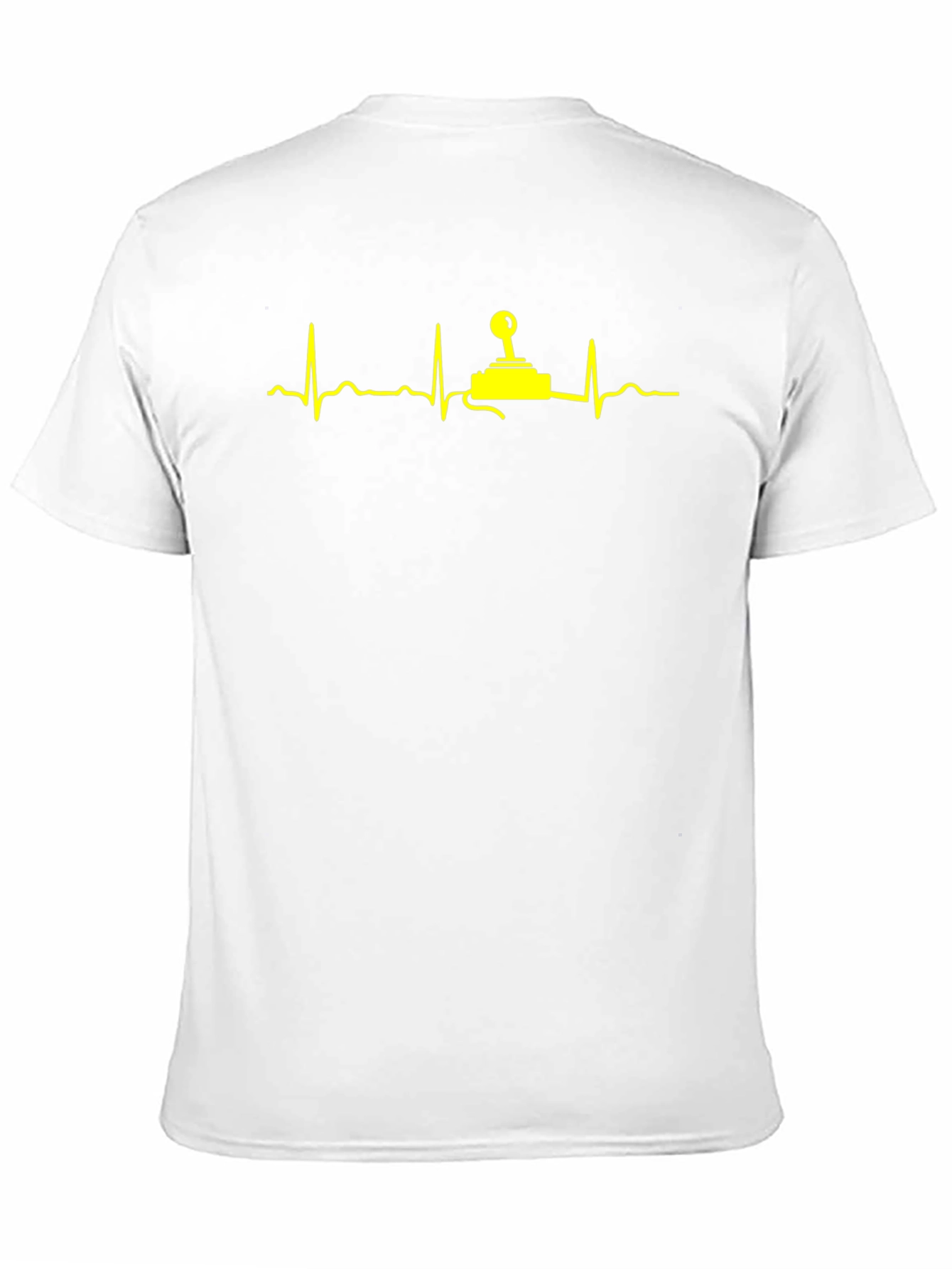 Gamer Heartbeat T-Shirt - Black Cotton Graphic Tee
