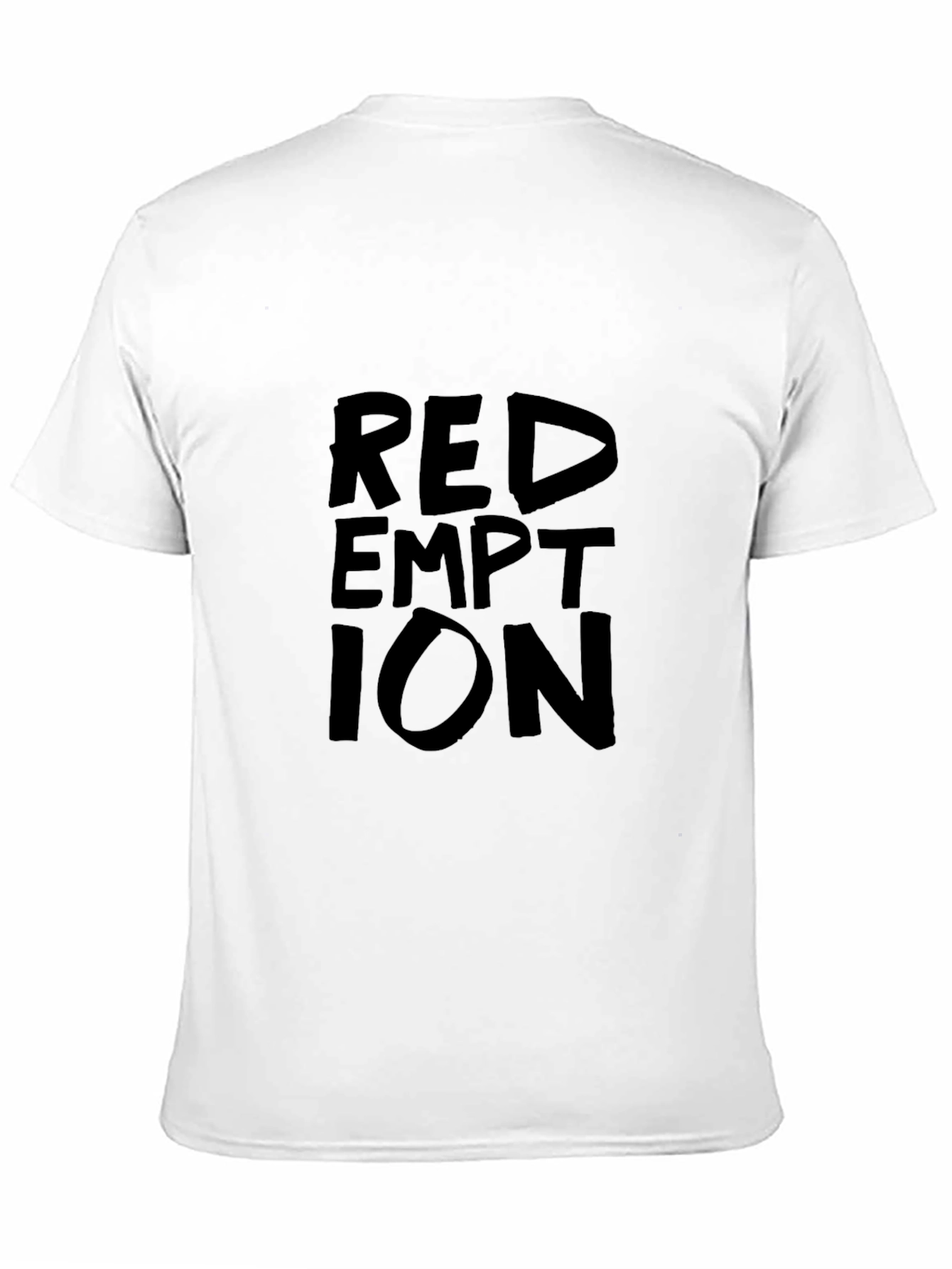 Redemption Graphic Print Black T-Shirt