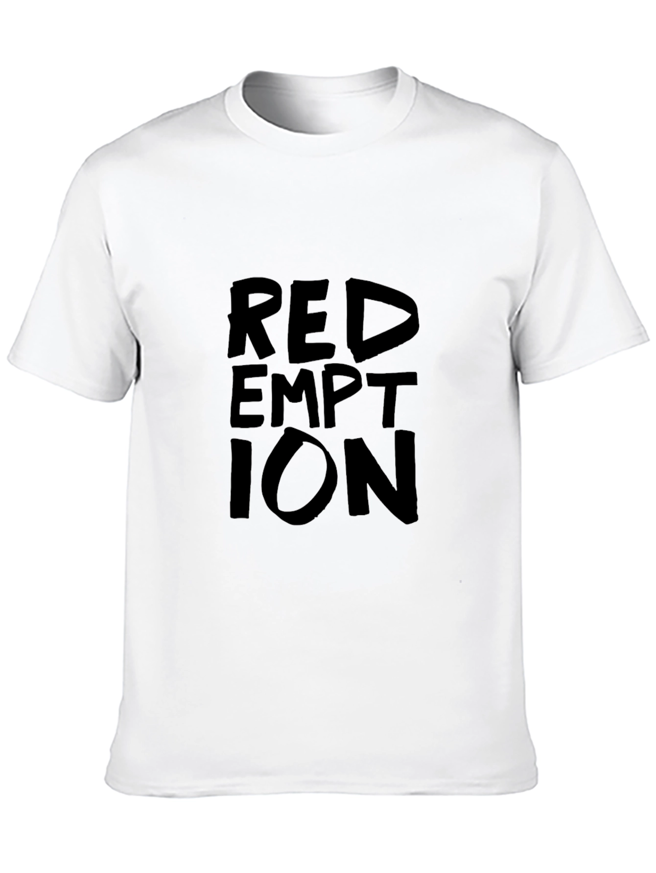 Redemption Graphic Print Black T-Shirt