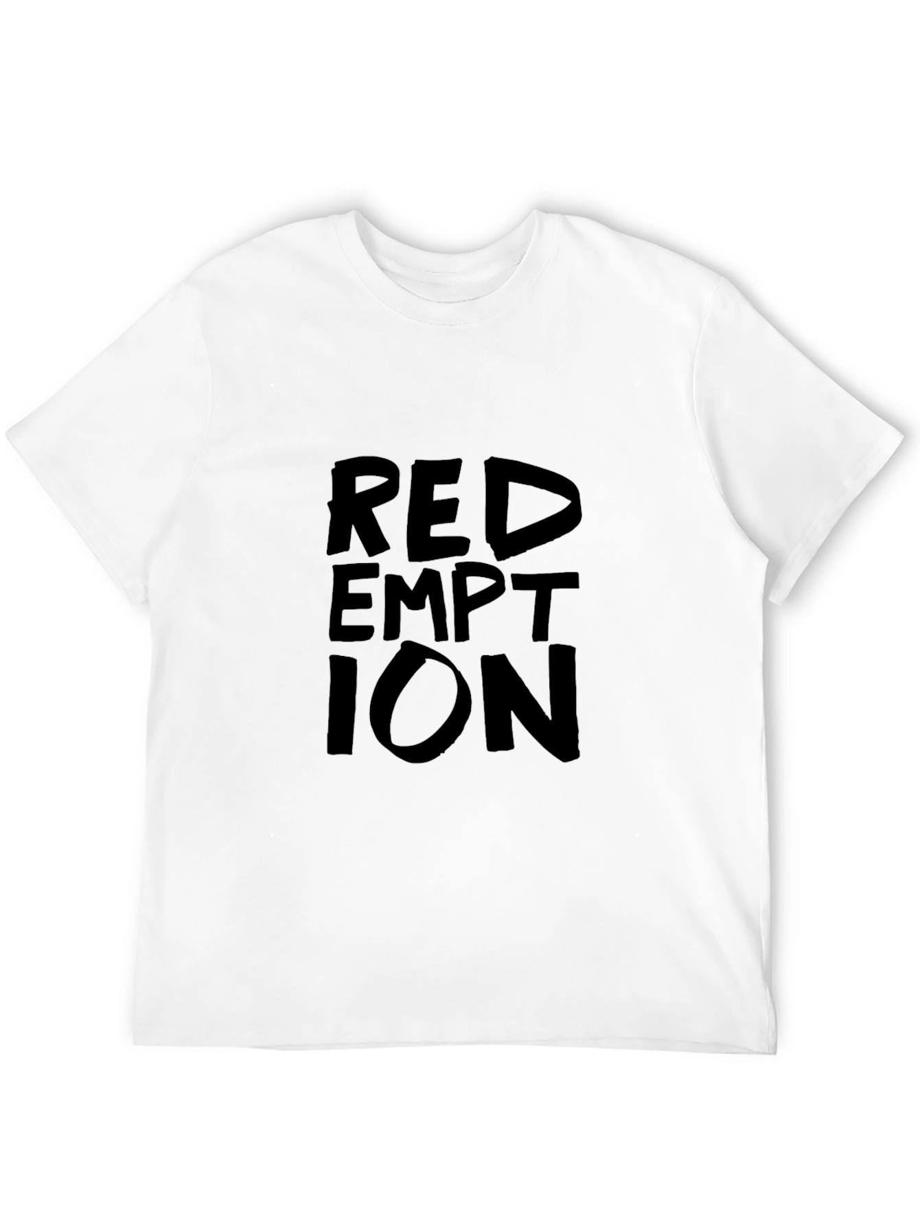 Redemption Graphic Print Black T-Shirt