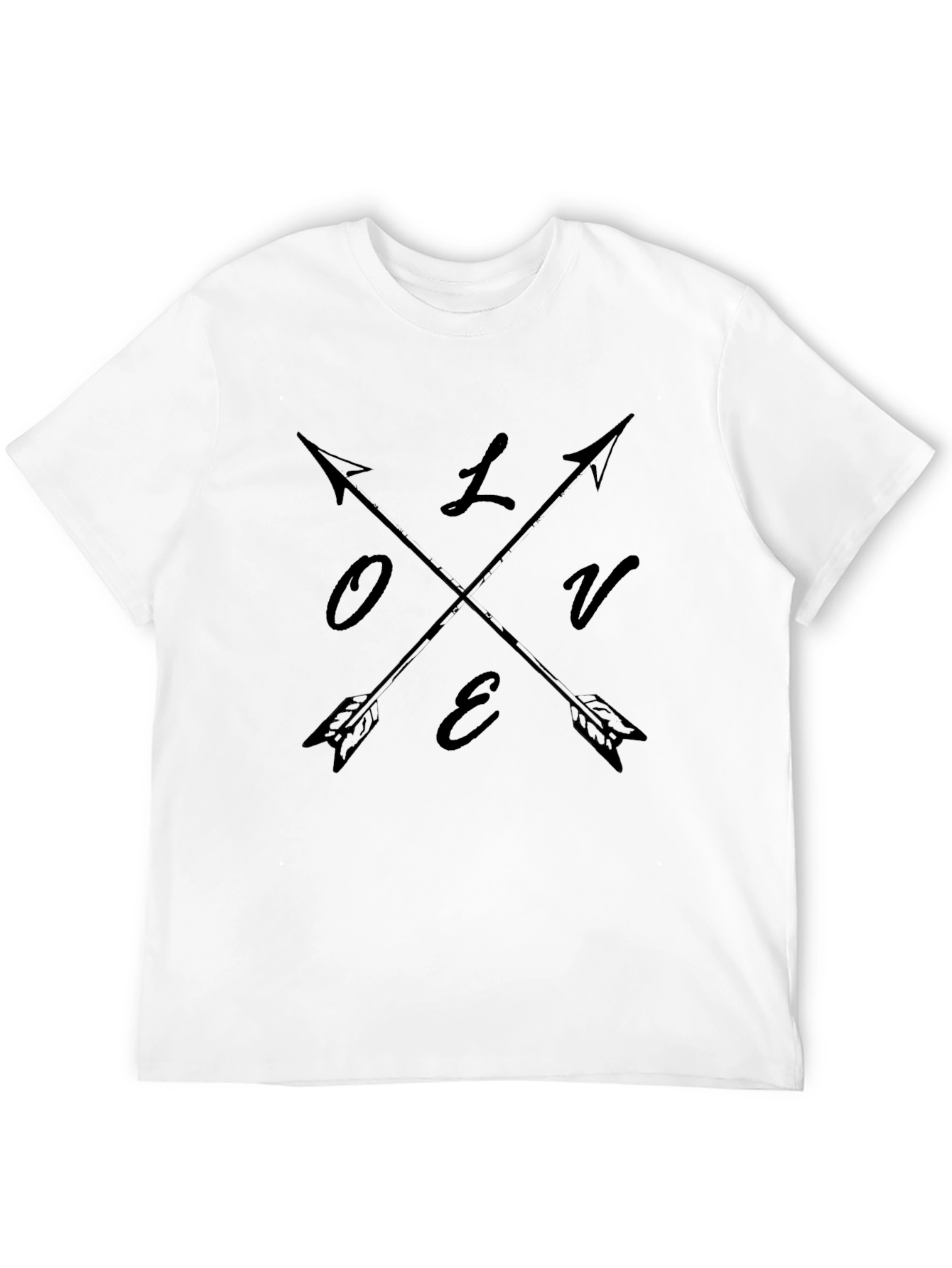 Love Arrows Graphic Tee - Stylish Casual Wear