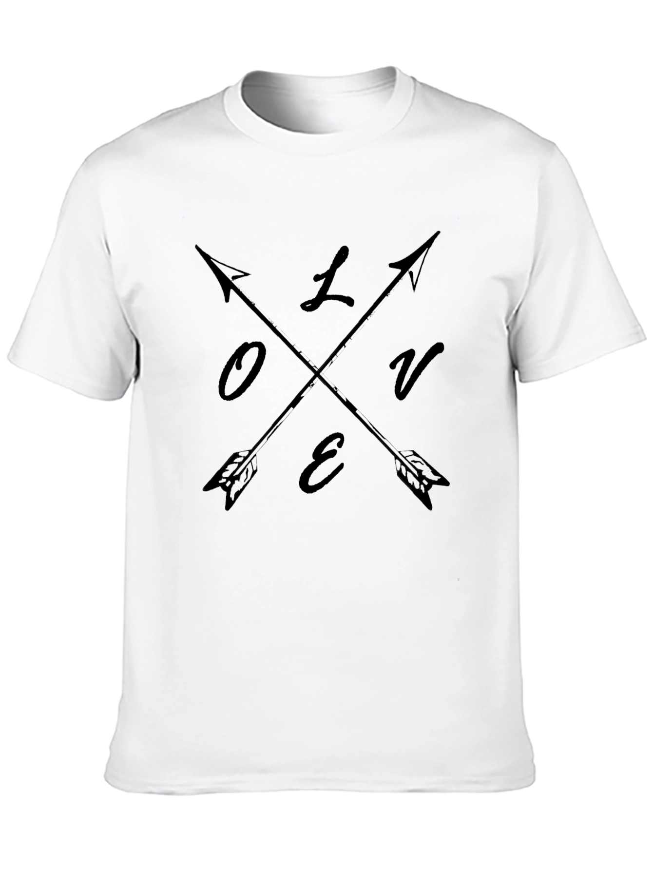 Love Arrows Graphic Tee - Stylish Casual Wear