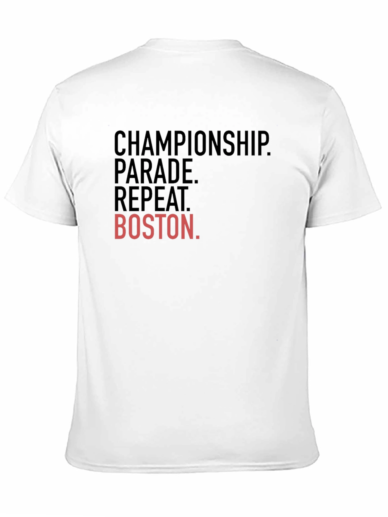 Championship Parade Repeat Boston T-Shirt