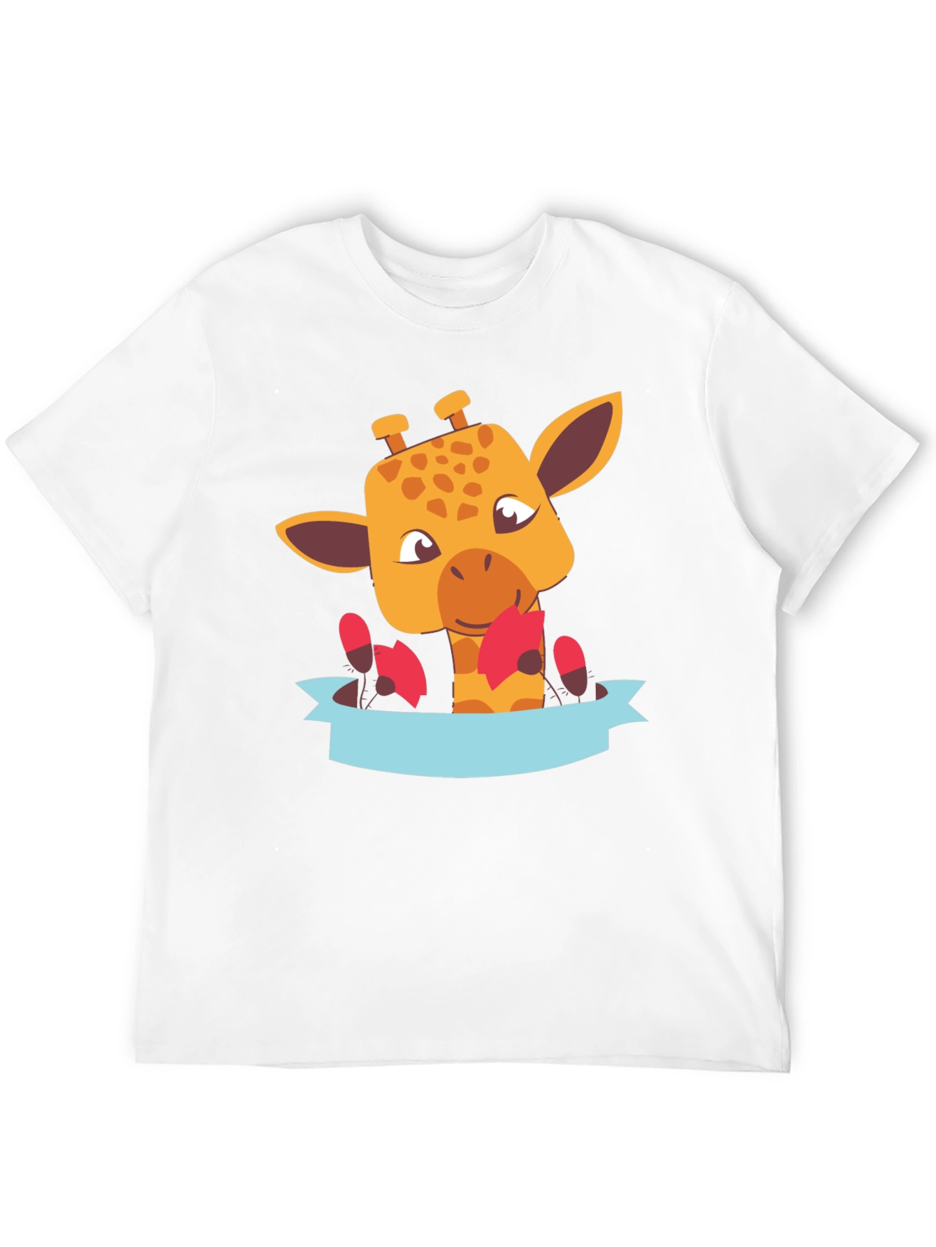 Cute Giraffe T-Shirt - Fun Animal Graphic Tee
