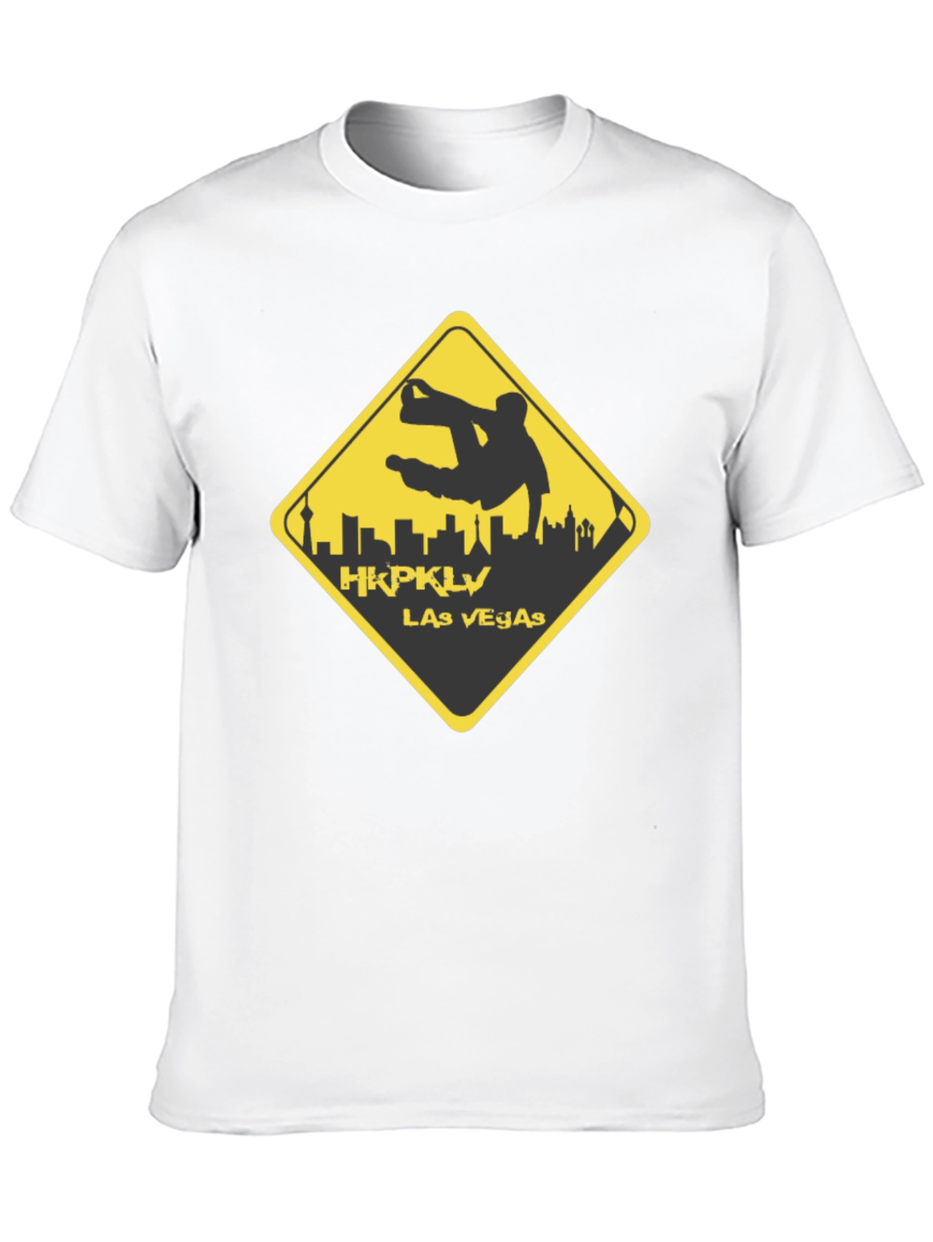 HKPKLV Las Vegas T-Shirt Black Graphic Tee