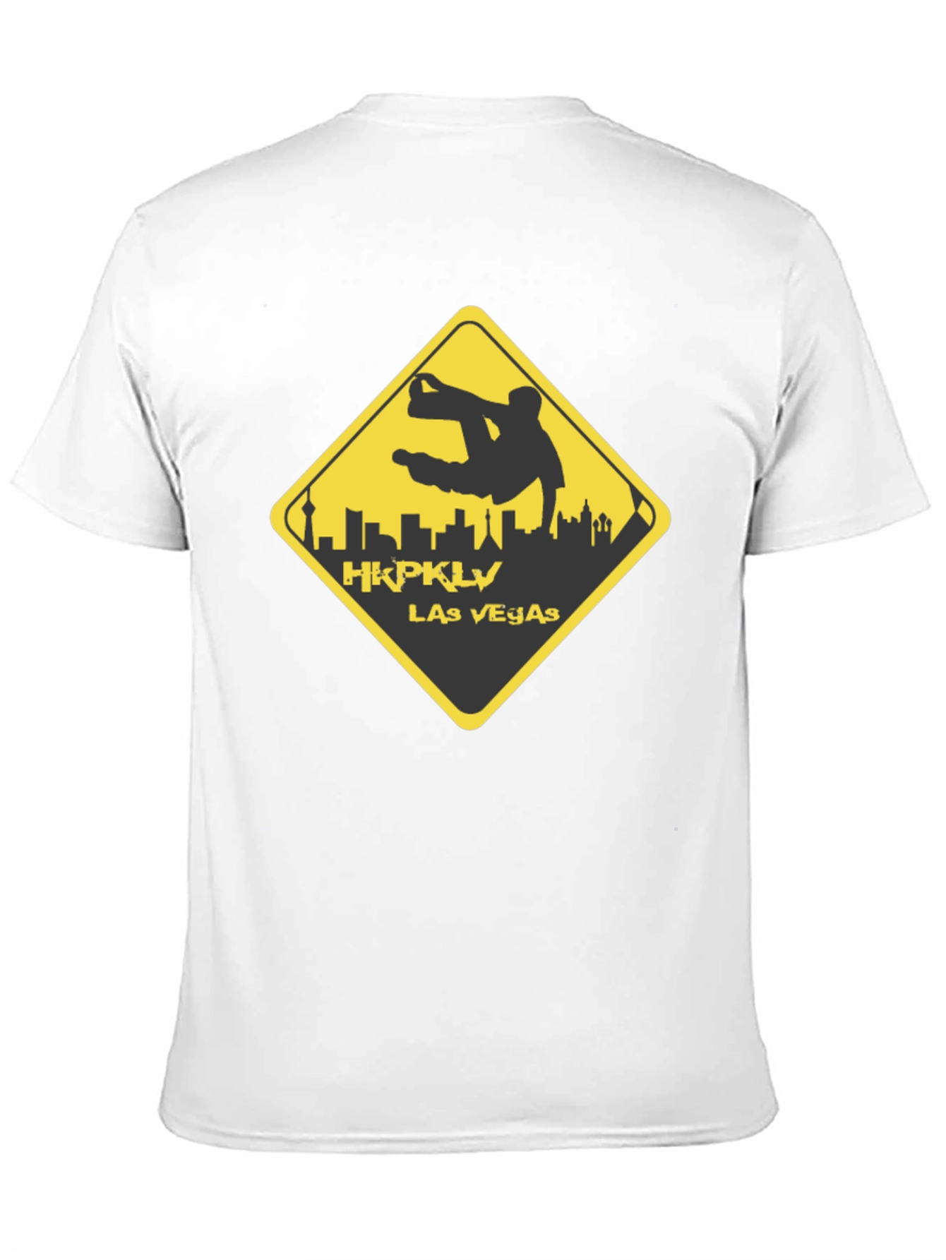 HKPKLV Las Vegas T-Shirt Black Graphic Tee