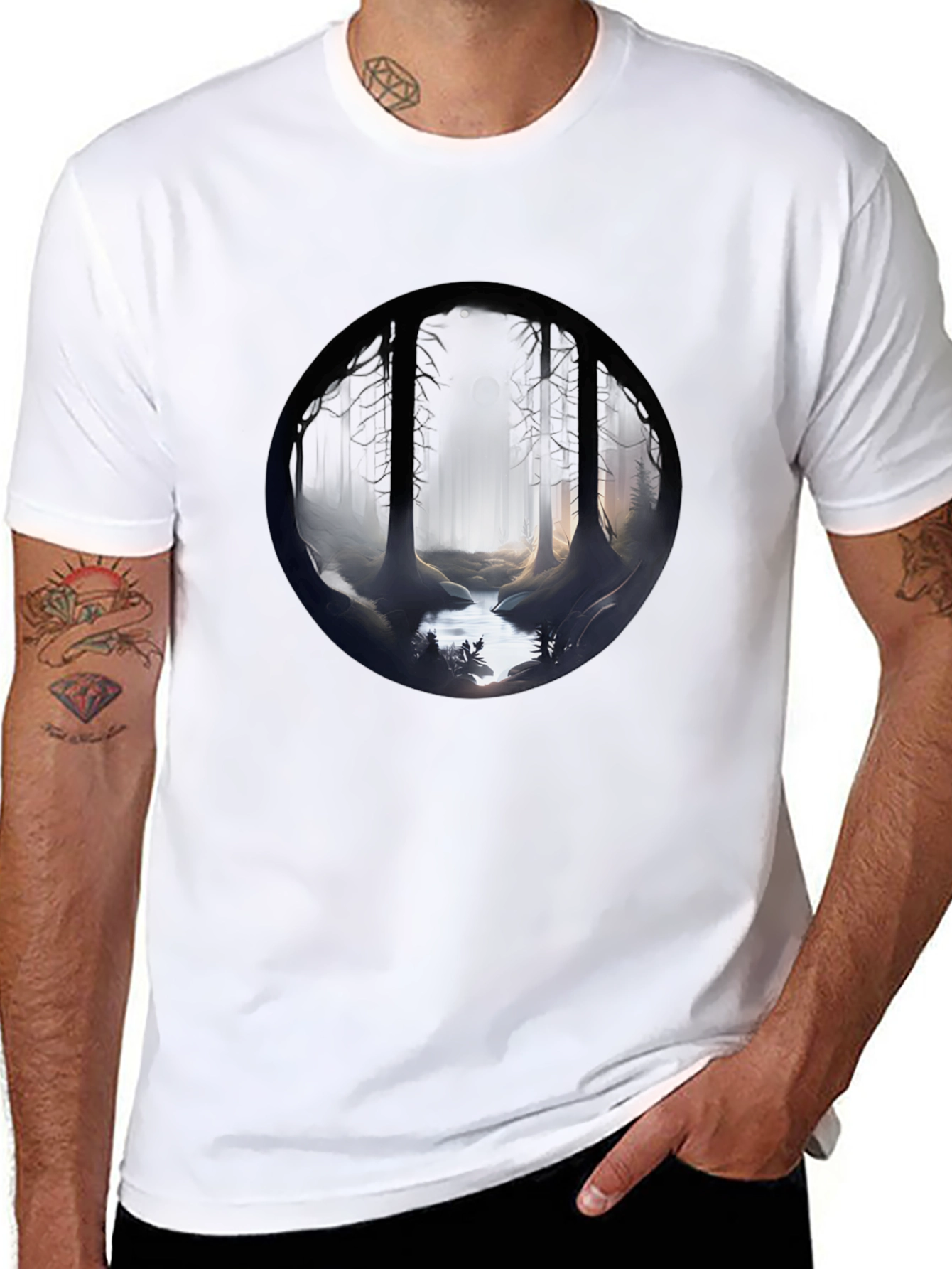 Forest Stream Graphic Tee
