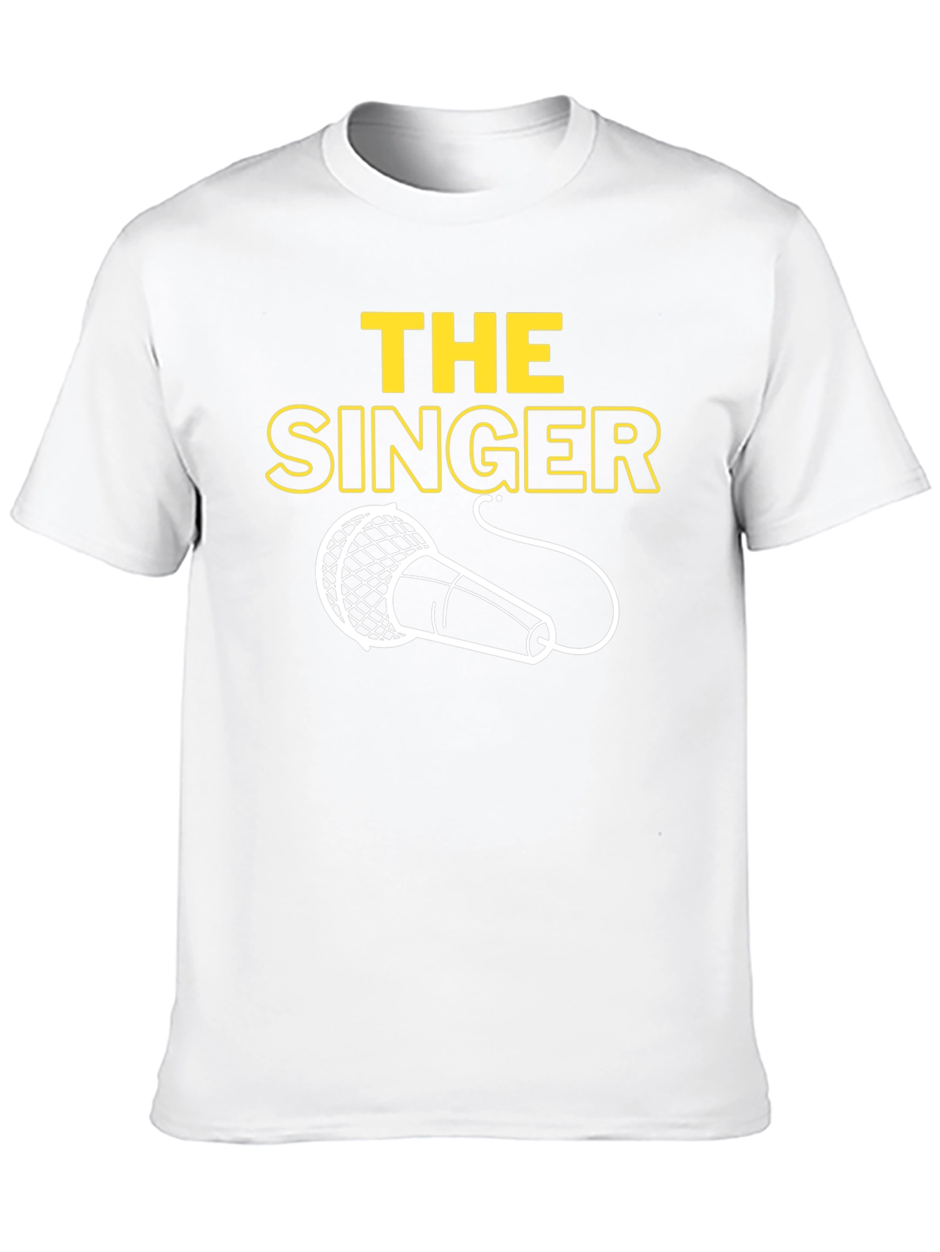 The Singer Graphic T-Shirt - Classic Mic Design