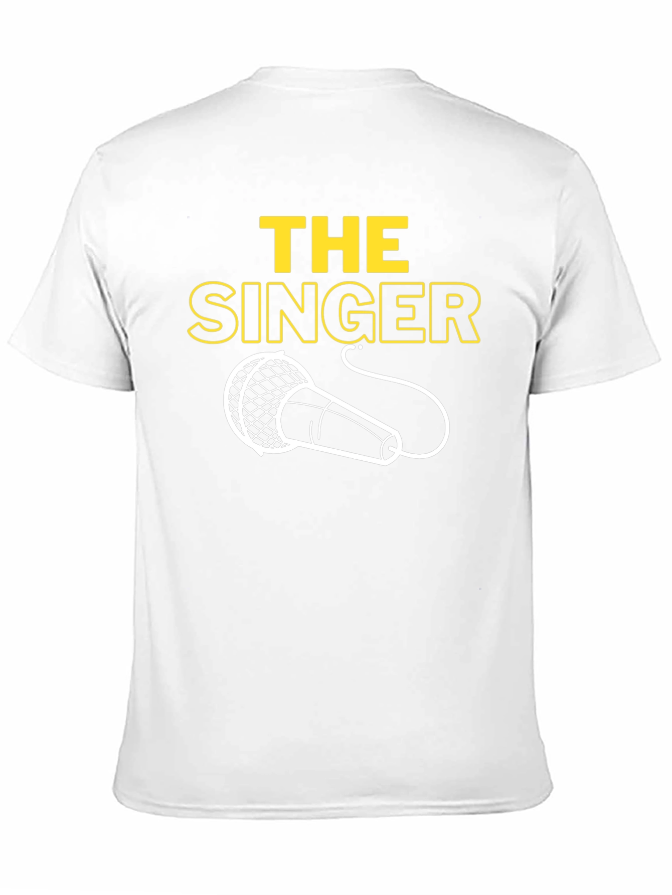 The Singer Graphic T-Shirt - Classic Mic Design