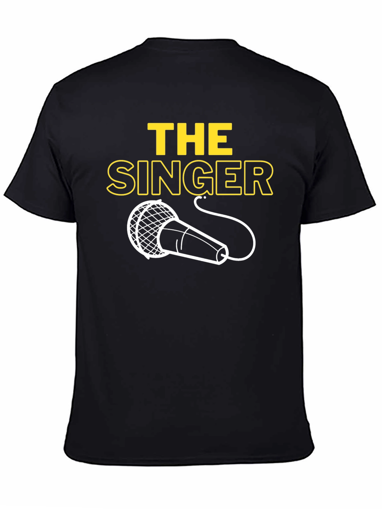 The Singer Graphic T-Shirt - Classic Mic Design
