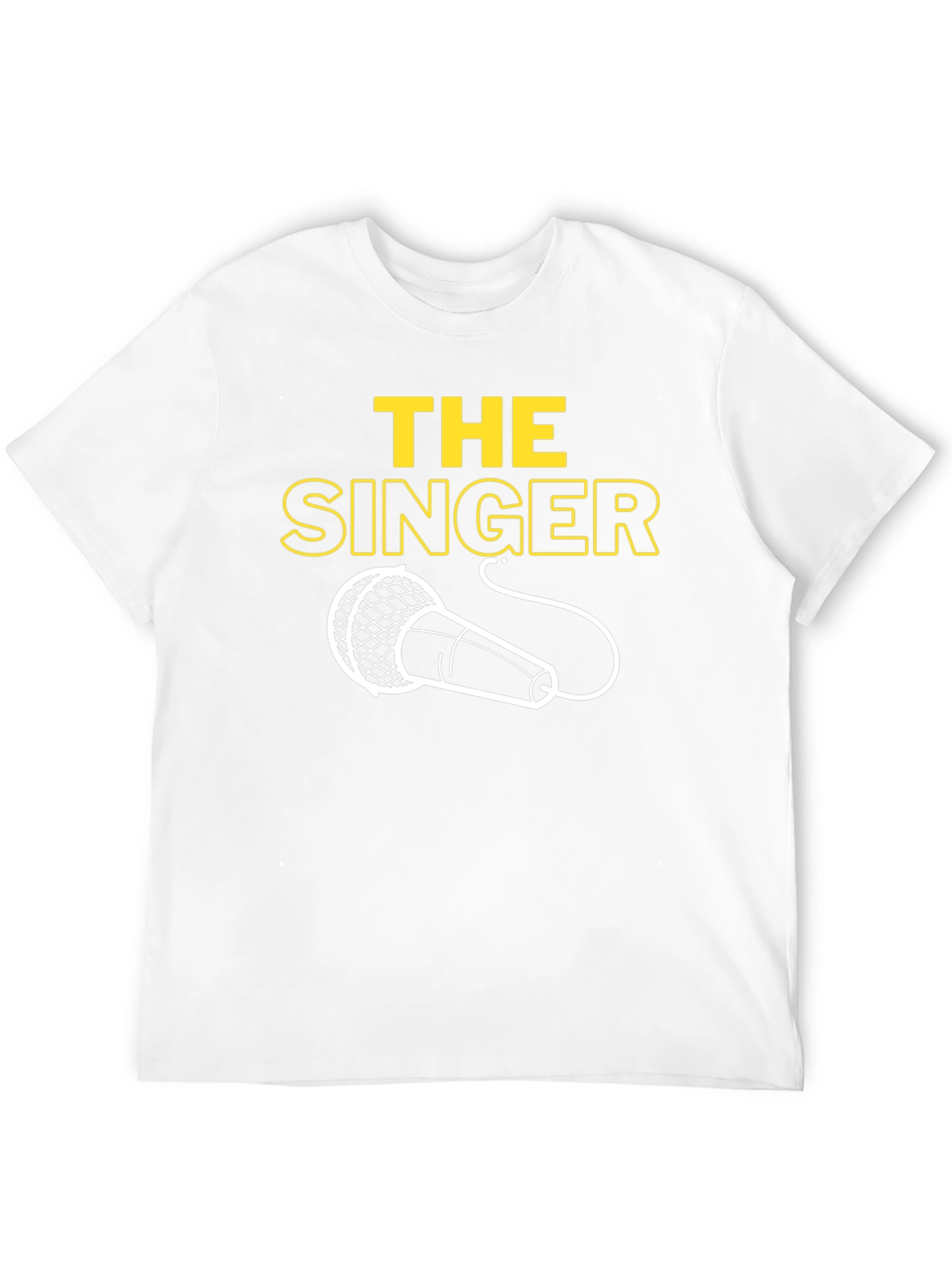 The Singer Graphic T-Shirt - Classic Mic Design