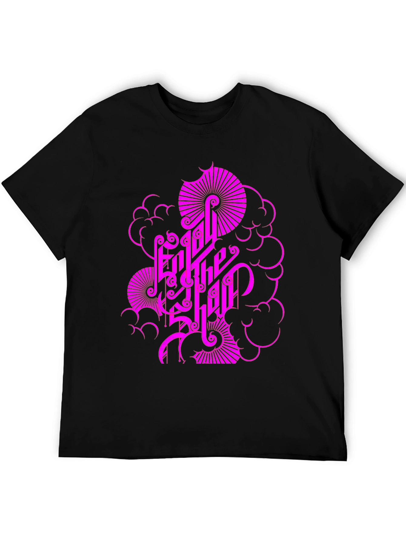 Enjoy the Ride Black Graphic Tee