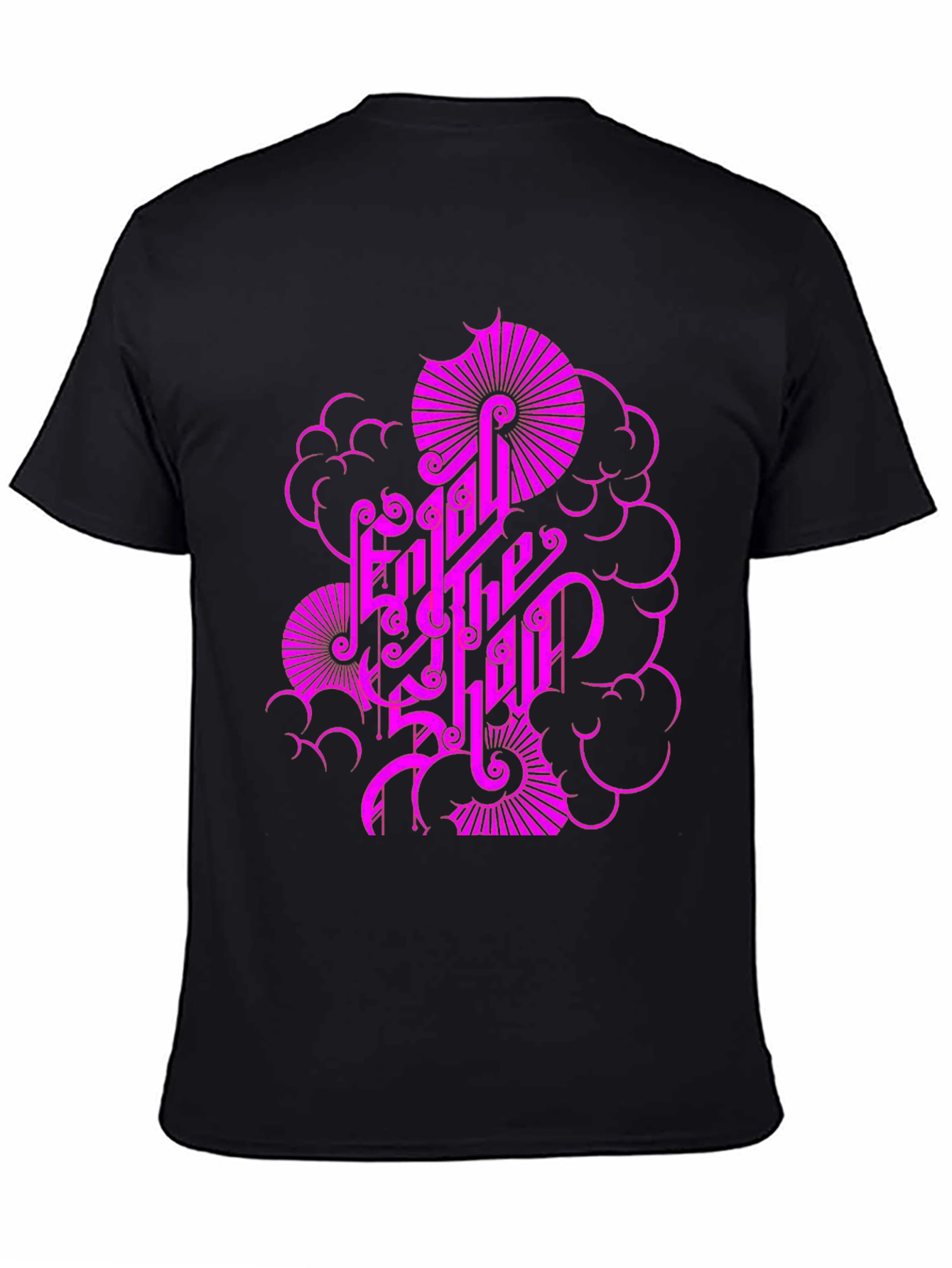Enjoy the Ride Black Graphic Tee