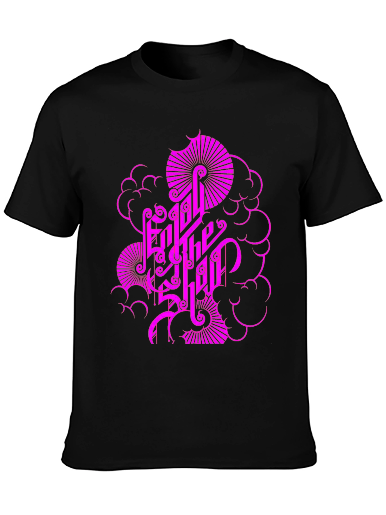 Enjoy the Ride Black Graphic Tee
