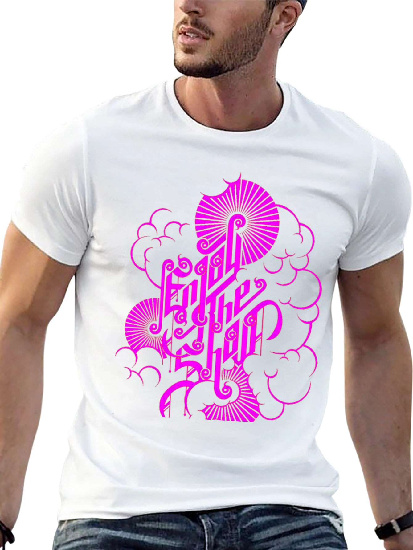 Enjoy the Ride Black Graphic Tee
