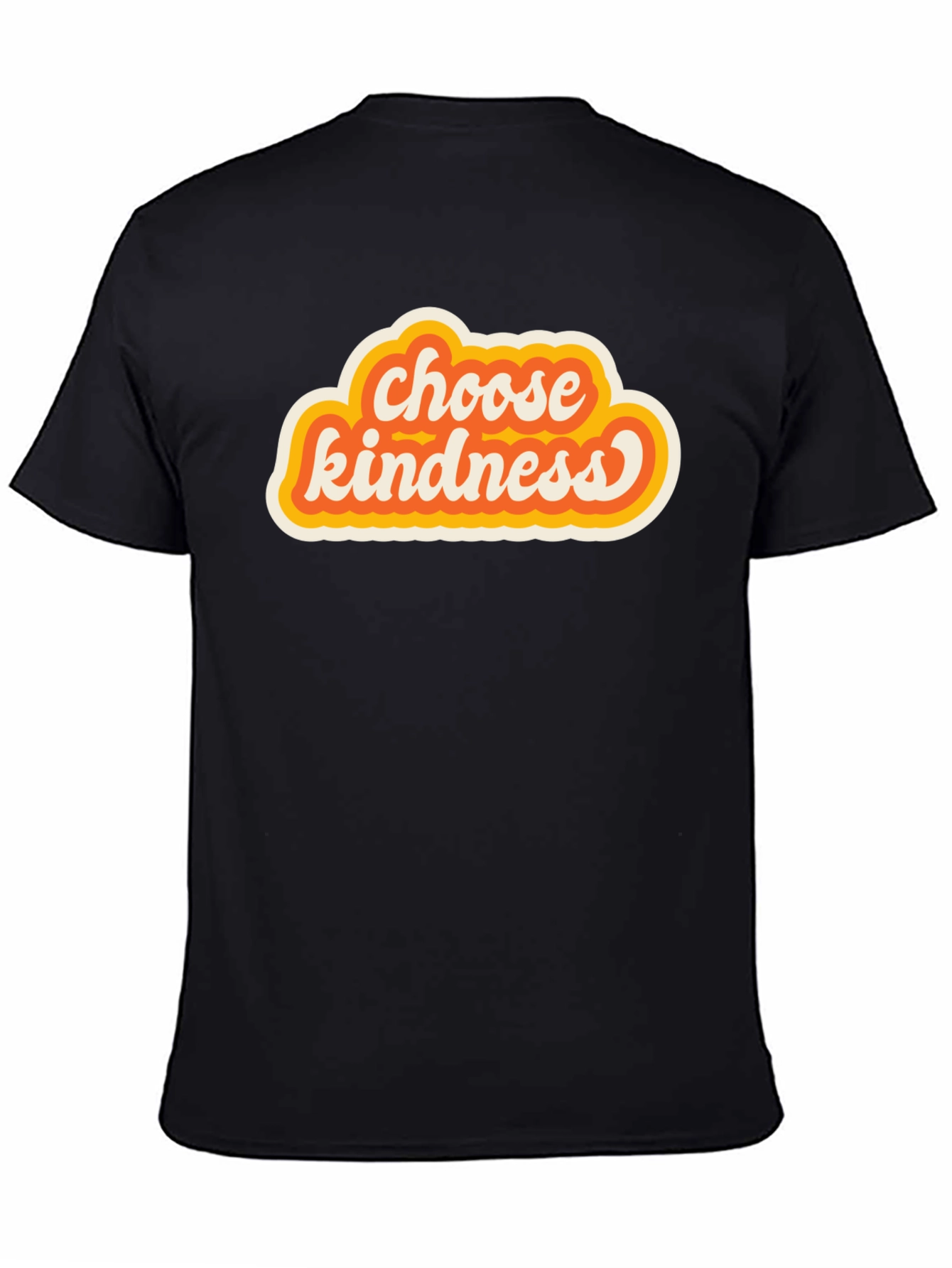 Choose Kindness Retro Graphic Tee - Black