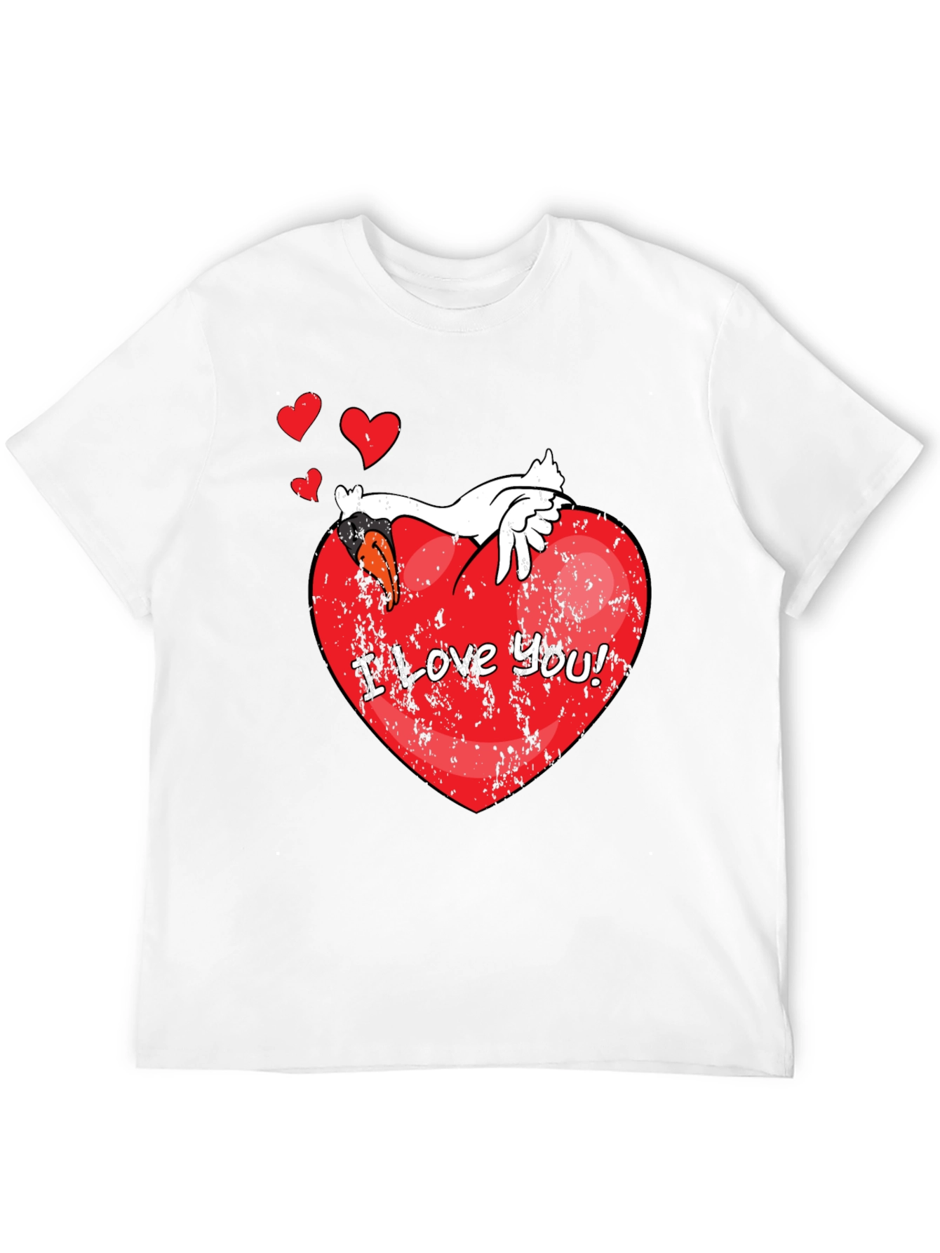 I Love You! Graphic Black T-Shirt
